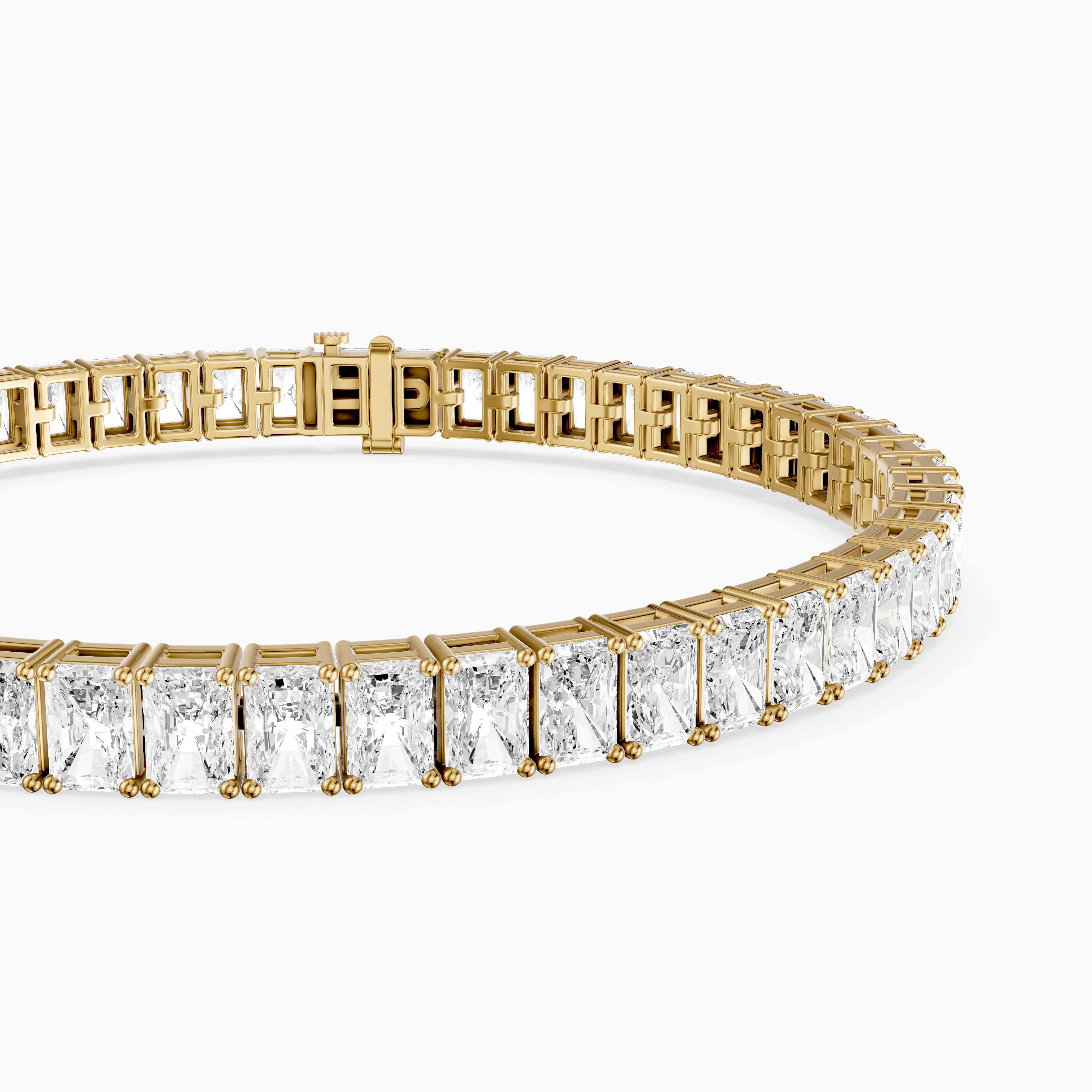 Grace Radiant Cut Lab Grown Diamond Tennis Bracelet