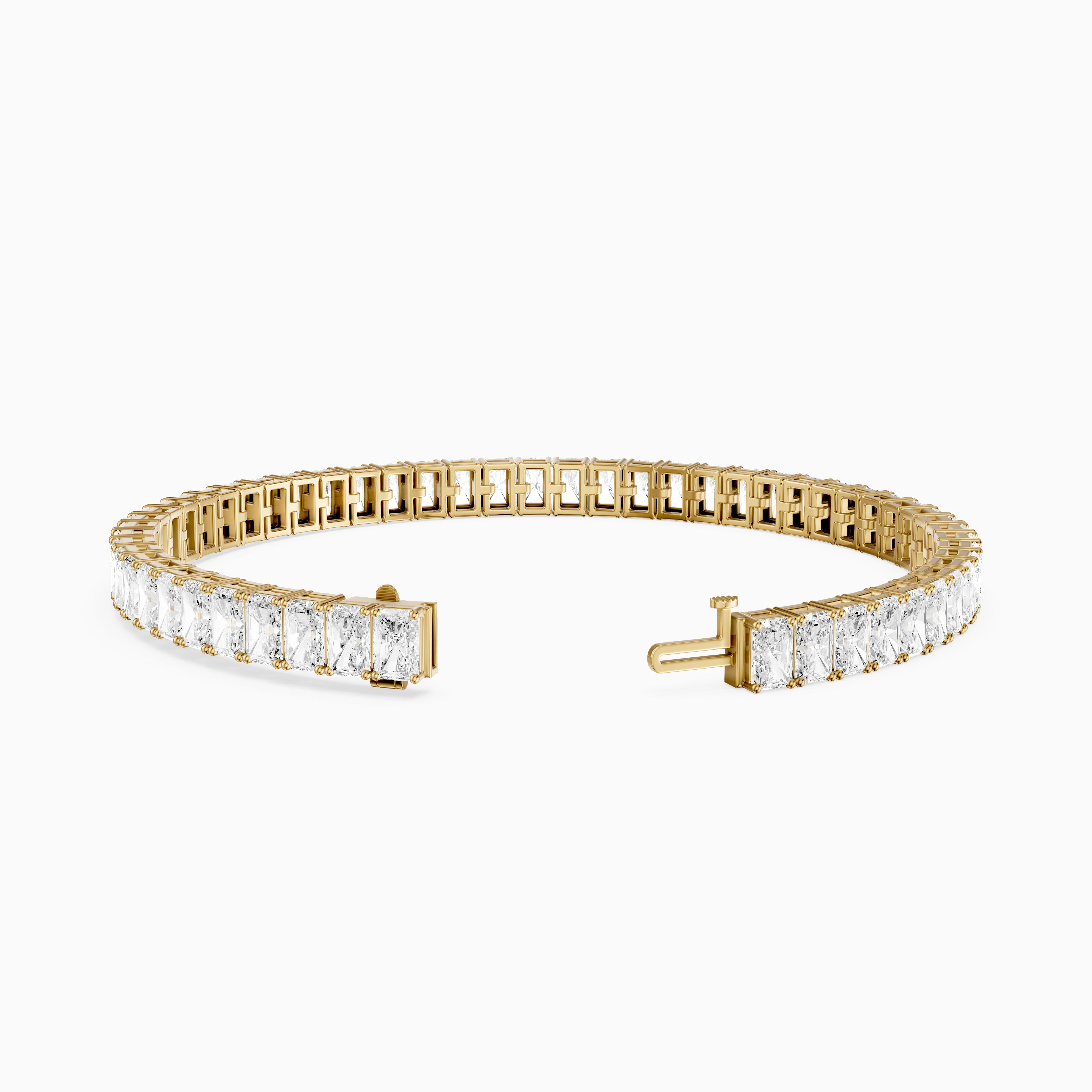 Grace Radiant Cut Lab Grown Diamond Tennis Bracelet