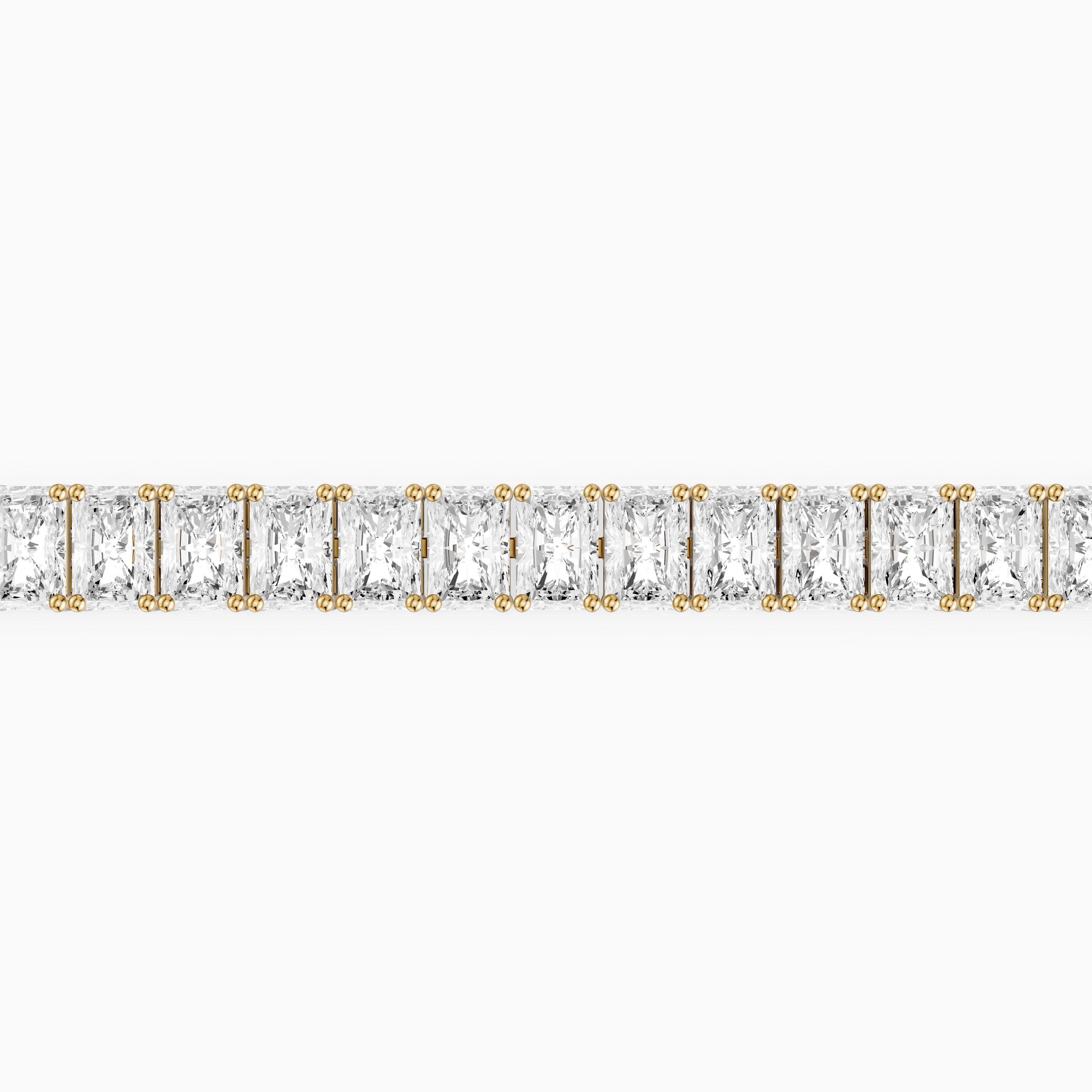 Grace Radiant Cut Lab Grown Diamond Tennis Bracelet