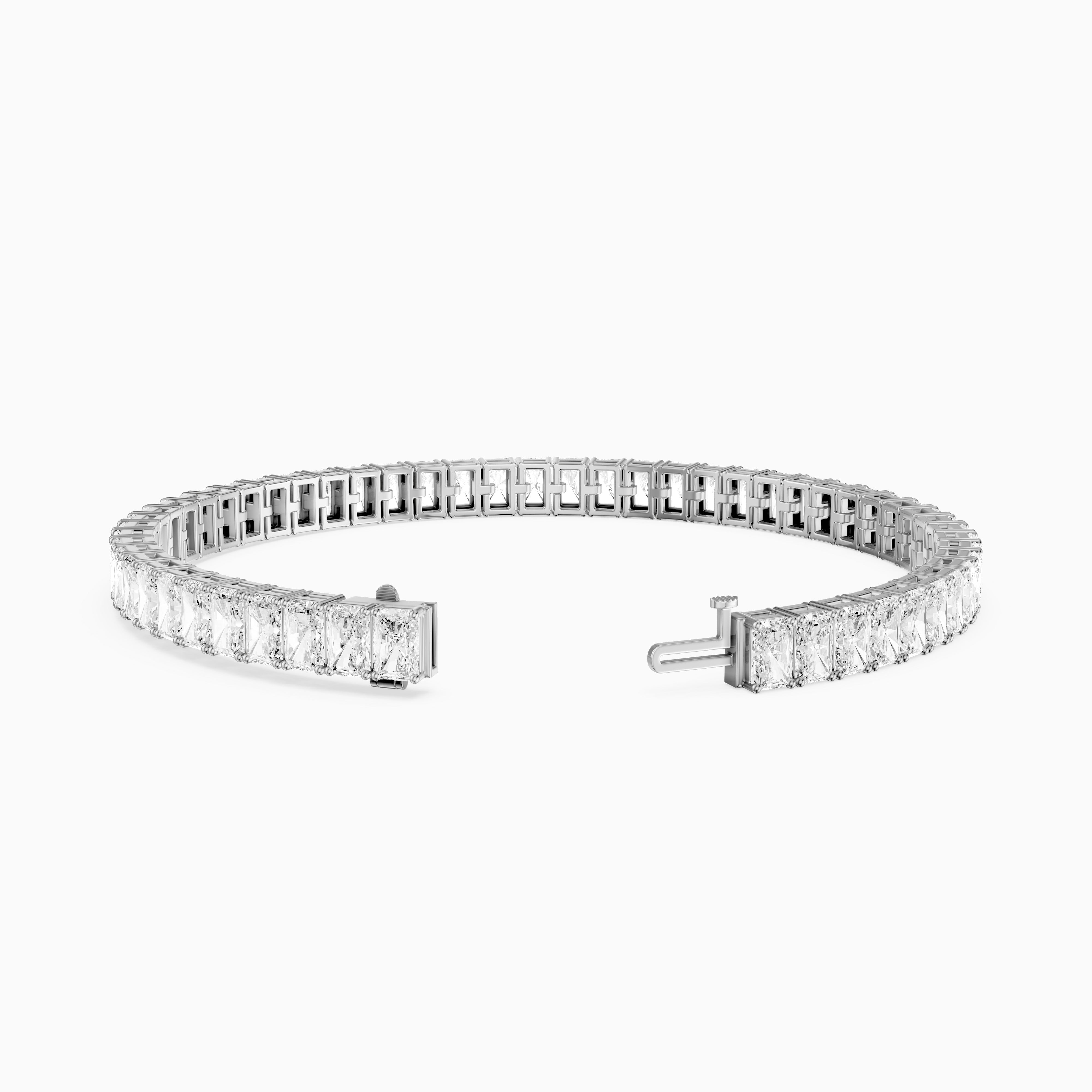 Grace Radiant Cut Lab Grown Diamond Tennis Bracelet