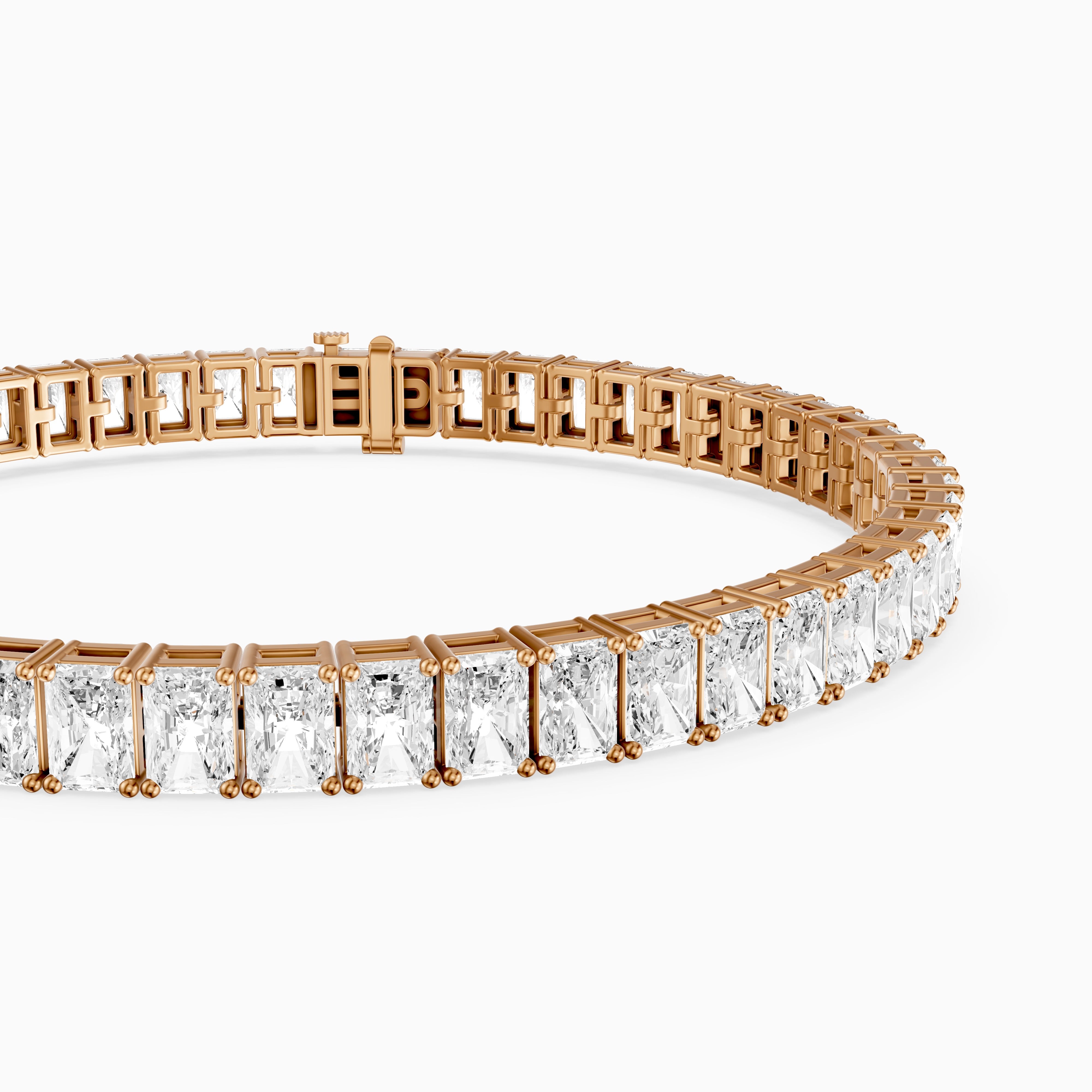 Grace Radiant Cut Lab Grown Diamond Tennis Bracelet