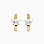Celine Half Moon Lab Grown Diamond Ear Cuff Earrings