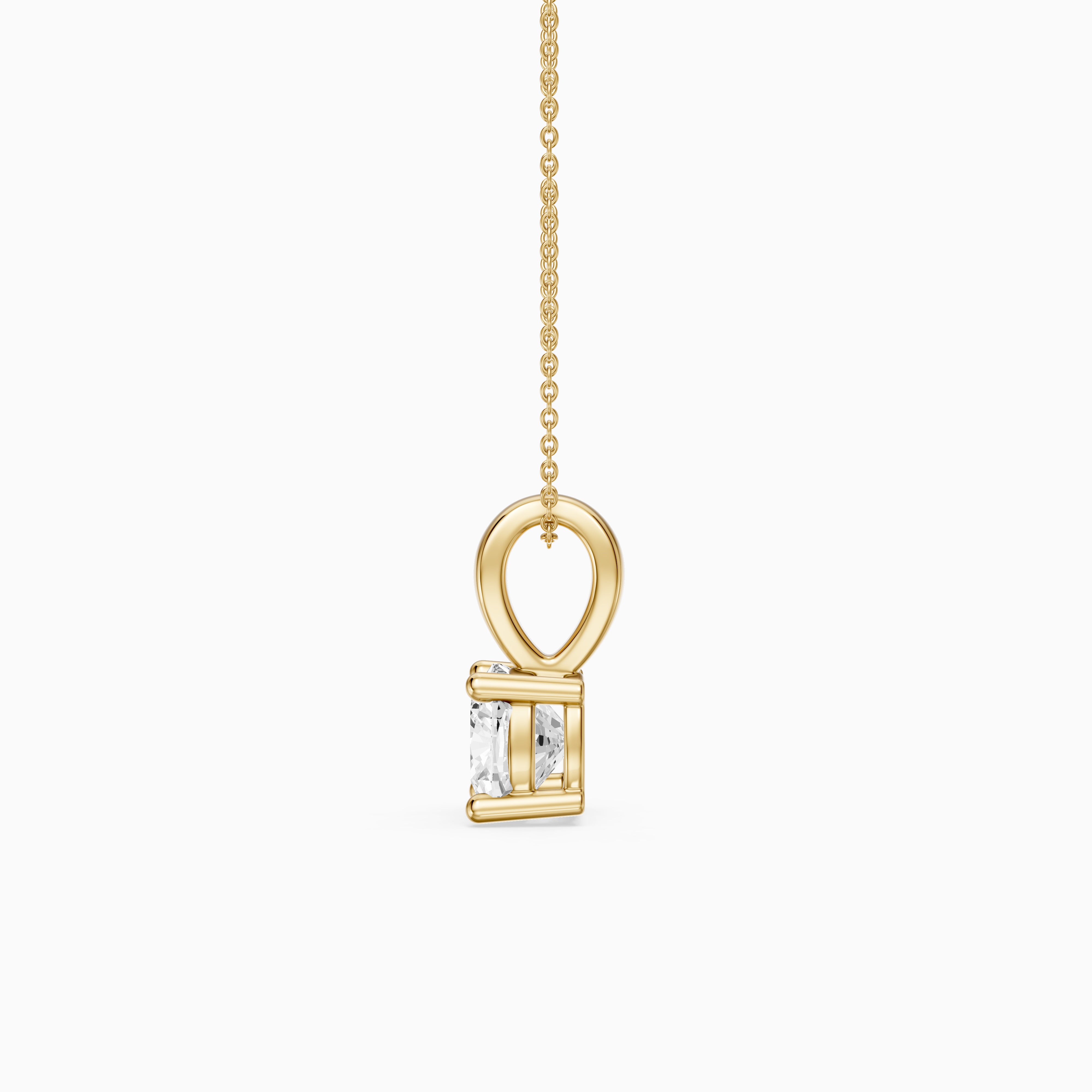 Daniella Cushion Solitaire Lab Grown Diamond Pendant