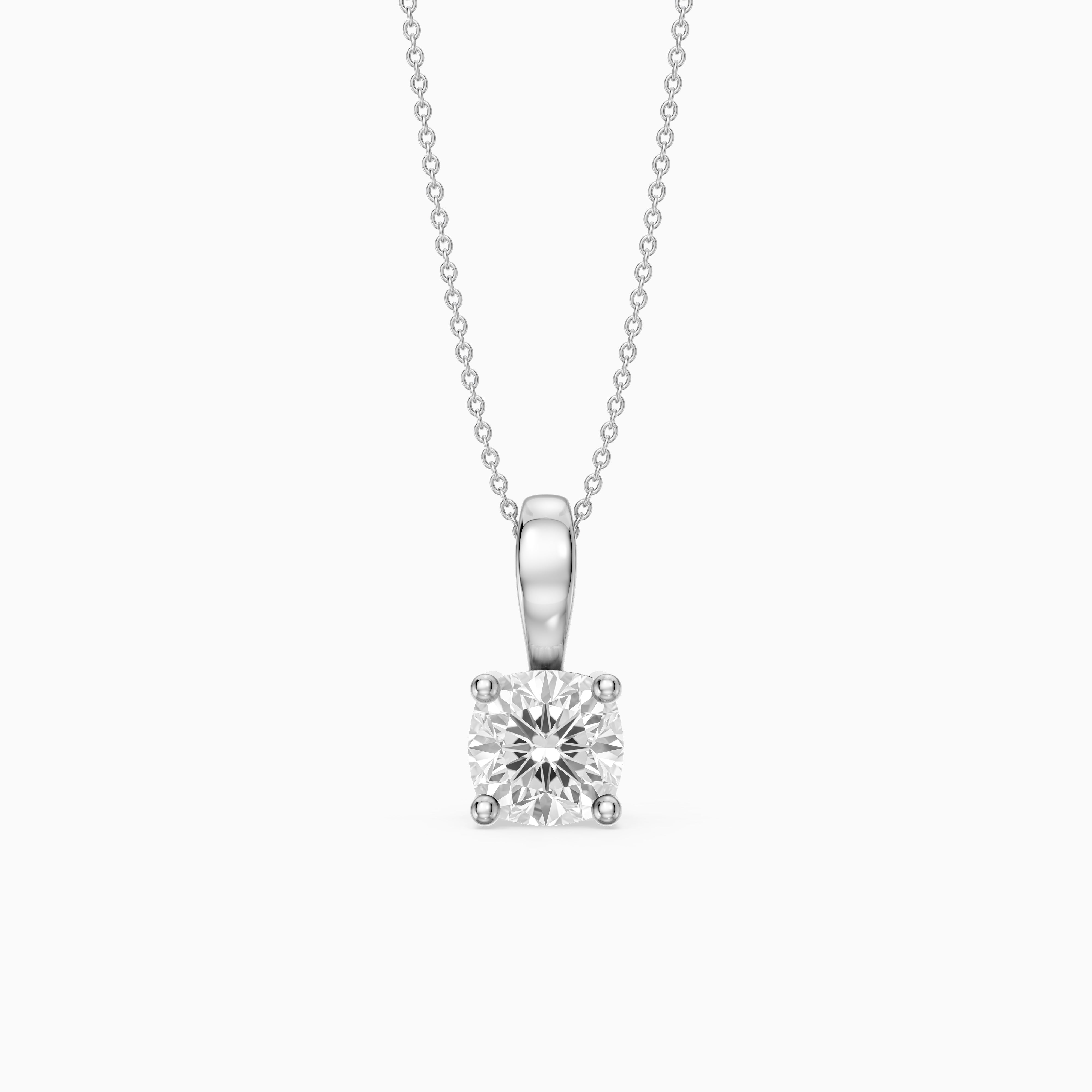 Daniella Cushion Solitaire Lab Grown Diamond Pendant