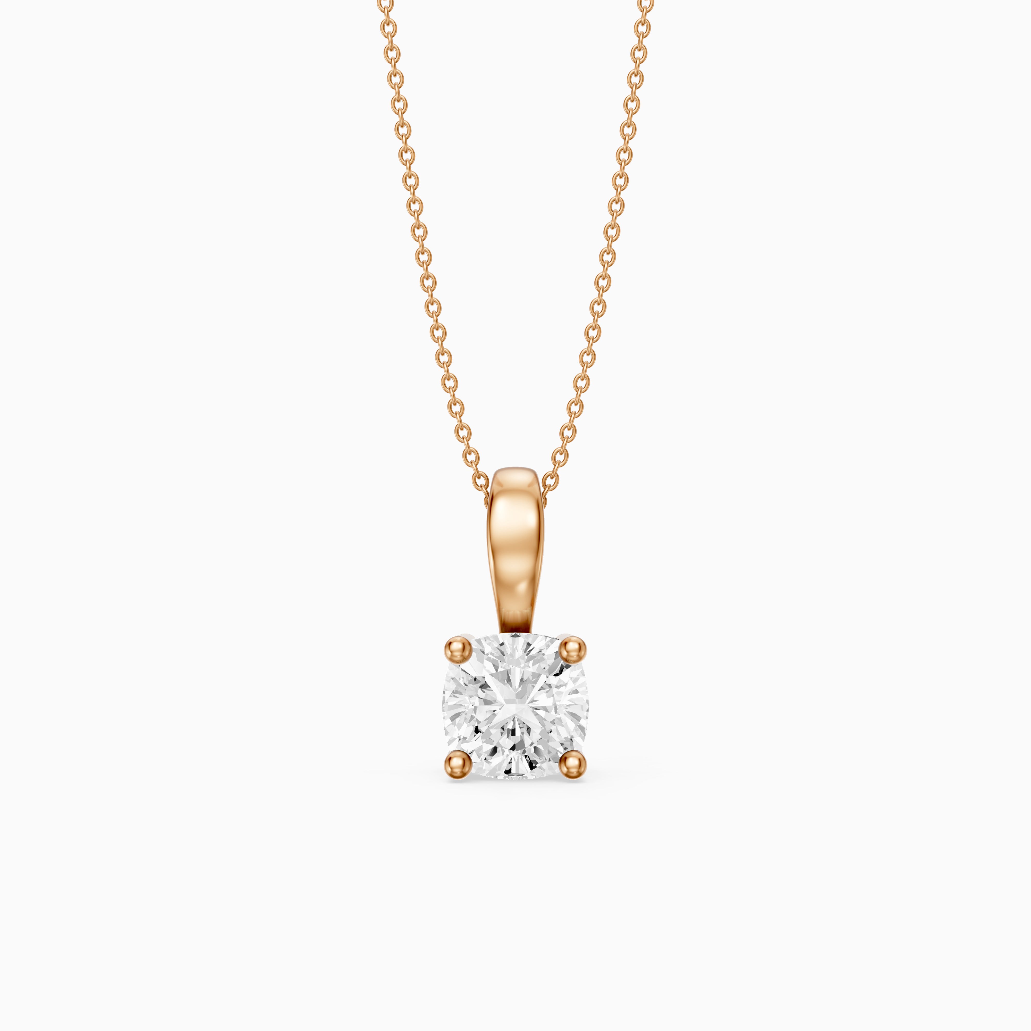 Daniella Cushion Solitaire Lab Grown Diamond Pendant