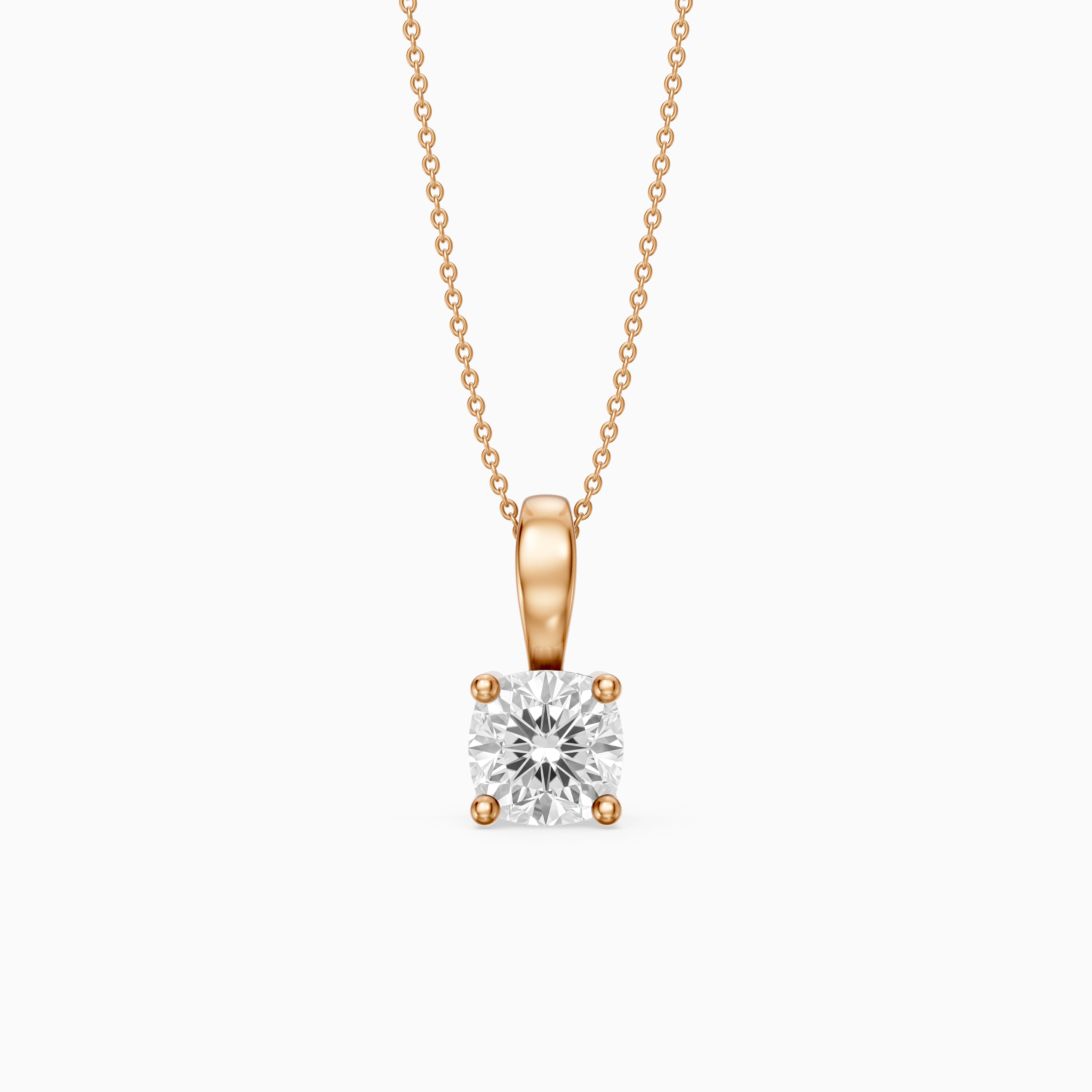 Daniella Cushion Solitaire Lab Grown Diamond Pendant