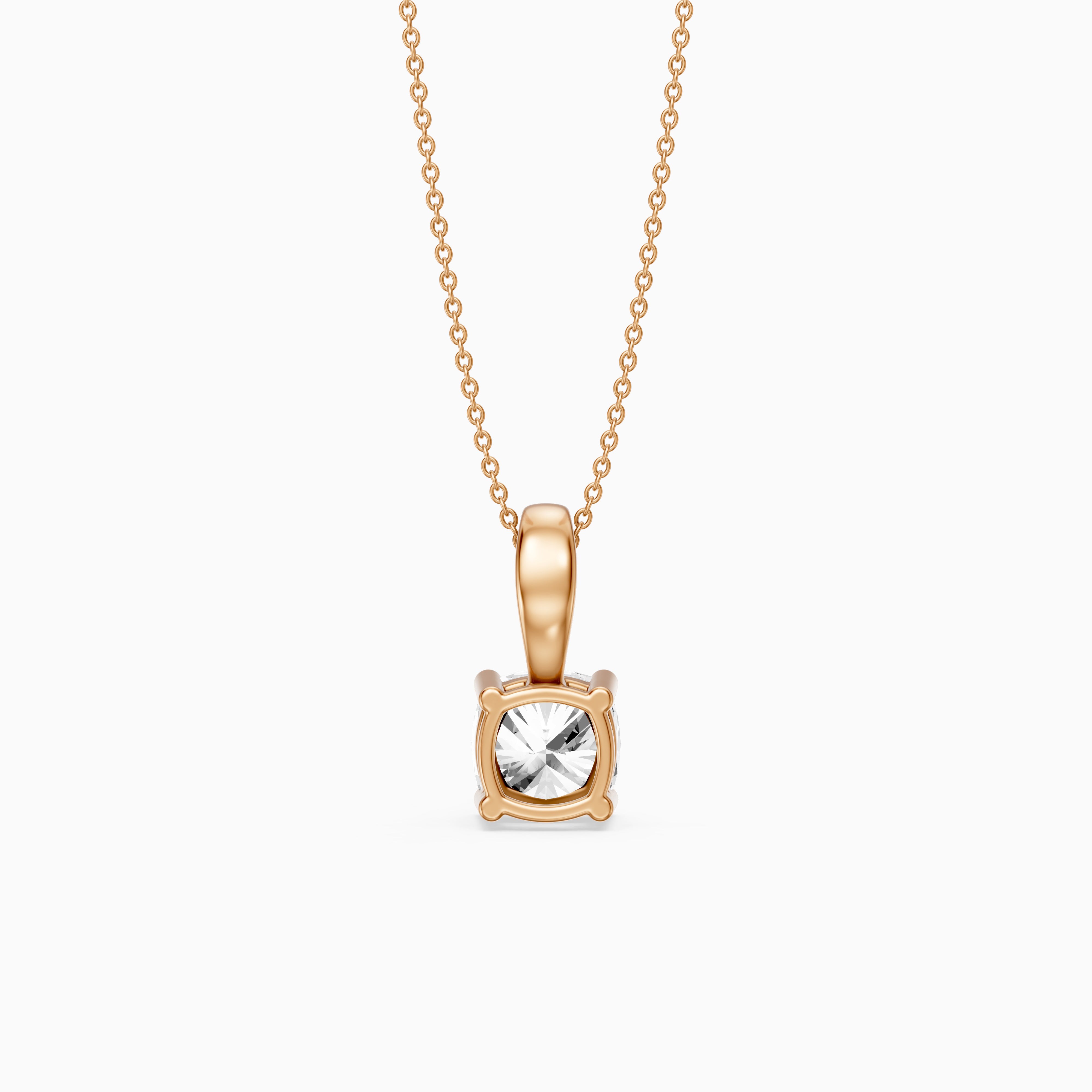 Daniella Cushion Solitaire Lab Grown Diamond Pendant