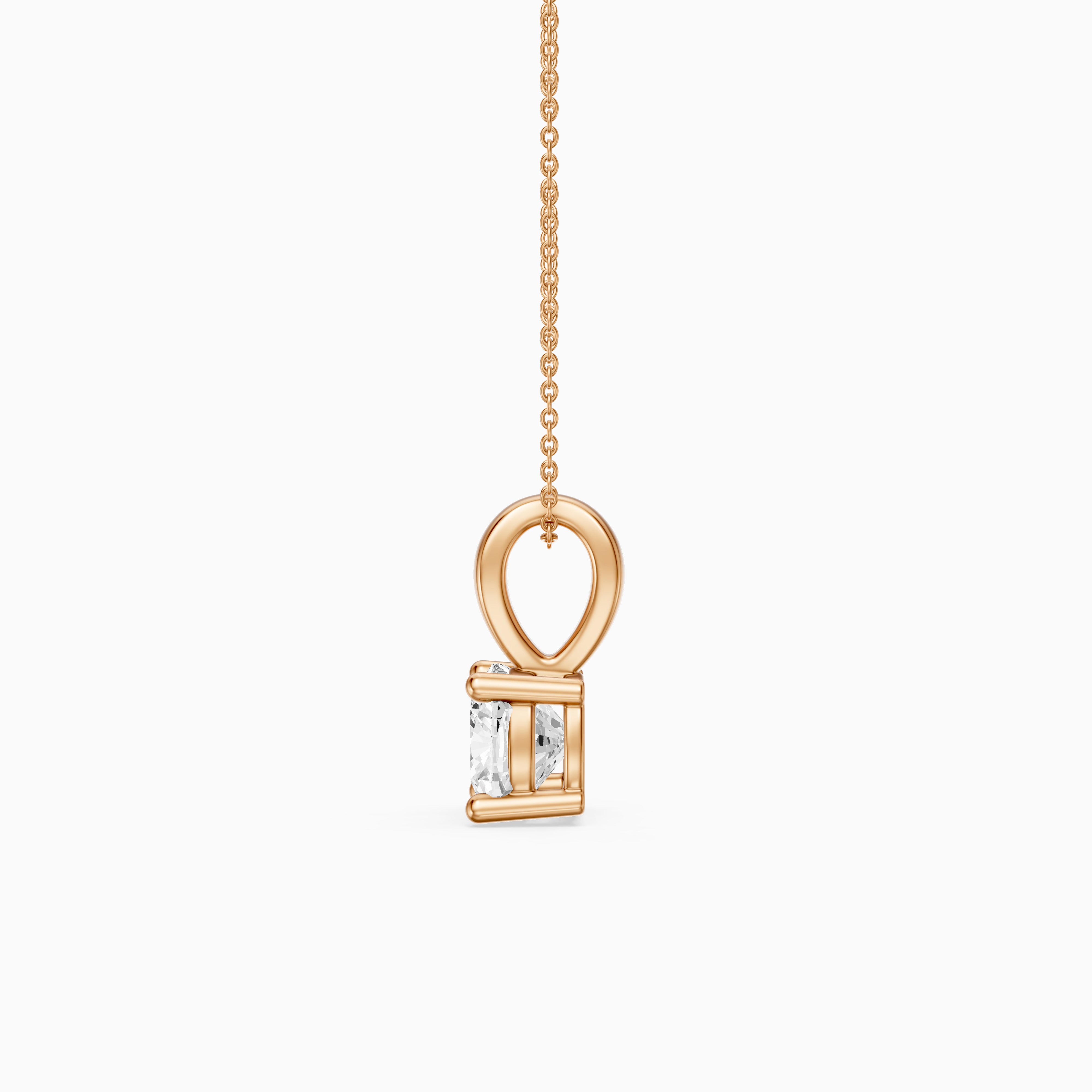 Daniella Cushion Solitaire Lab Grown Diamond Pendant