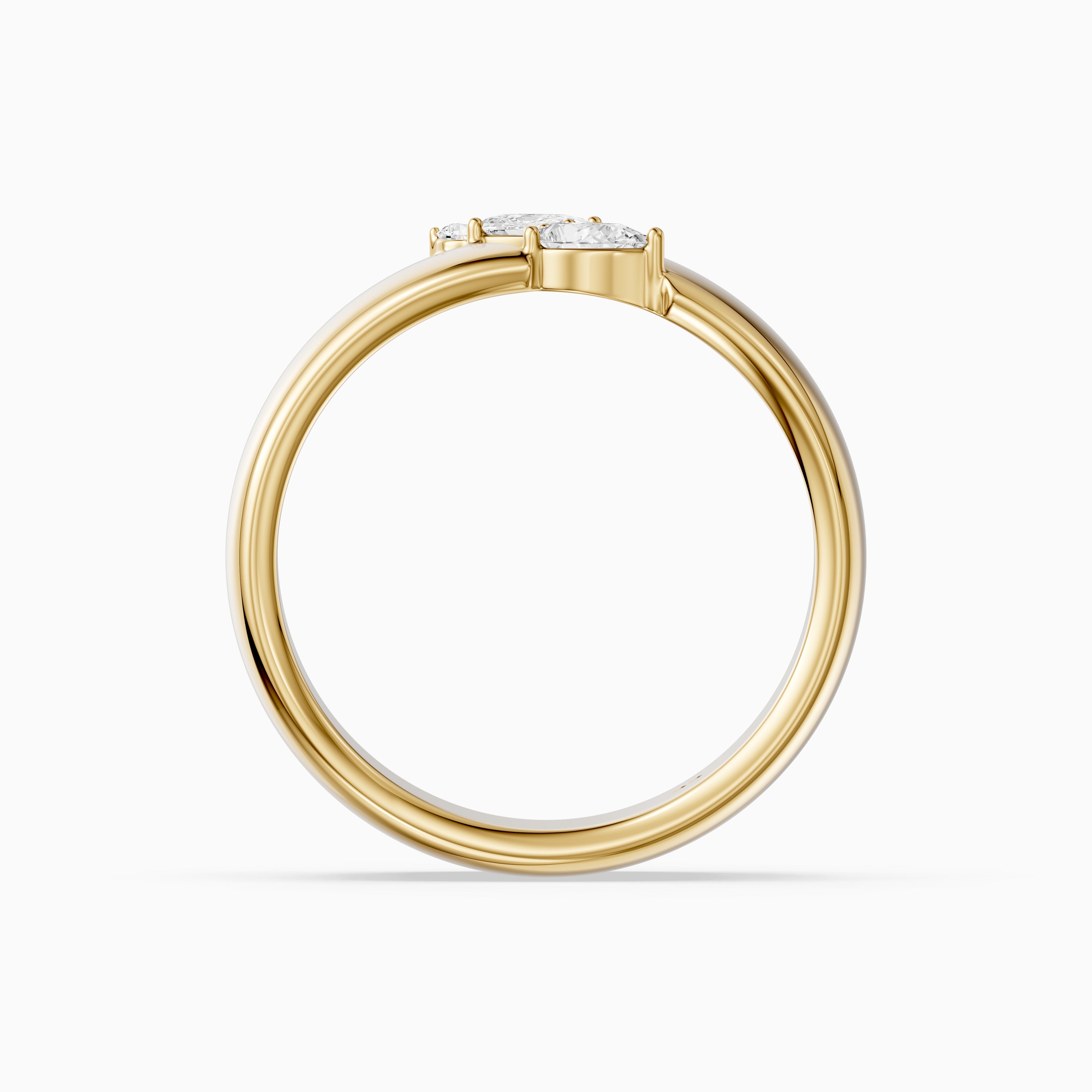 Henley Mixed Shape Lab Diamond Open Design Cigar Band