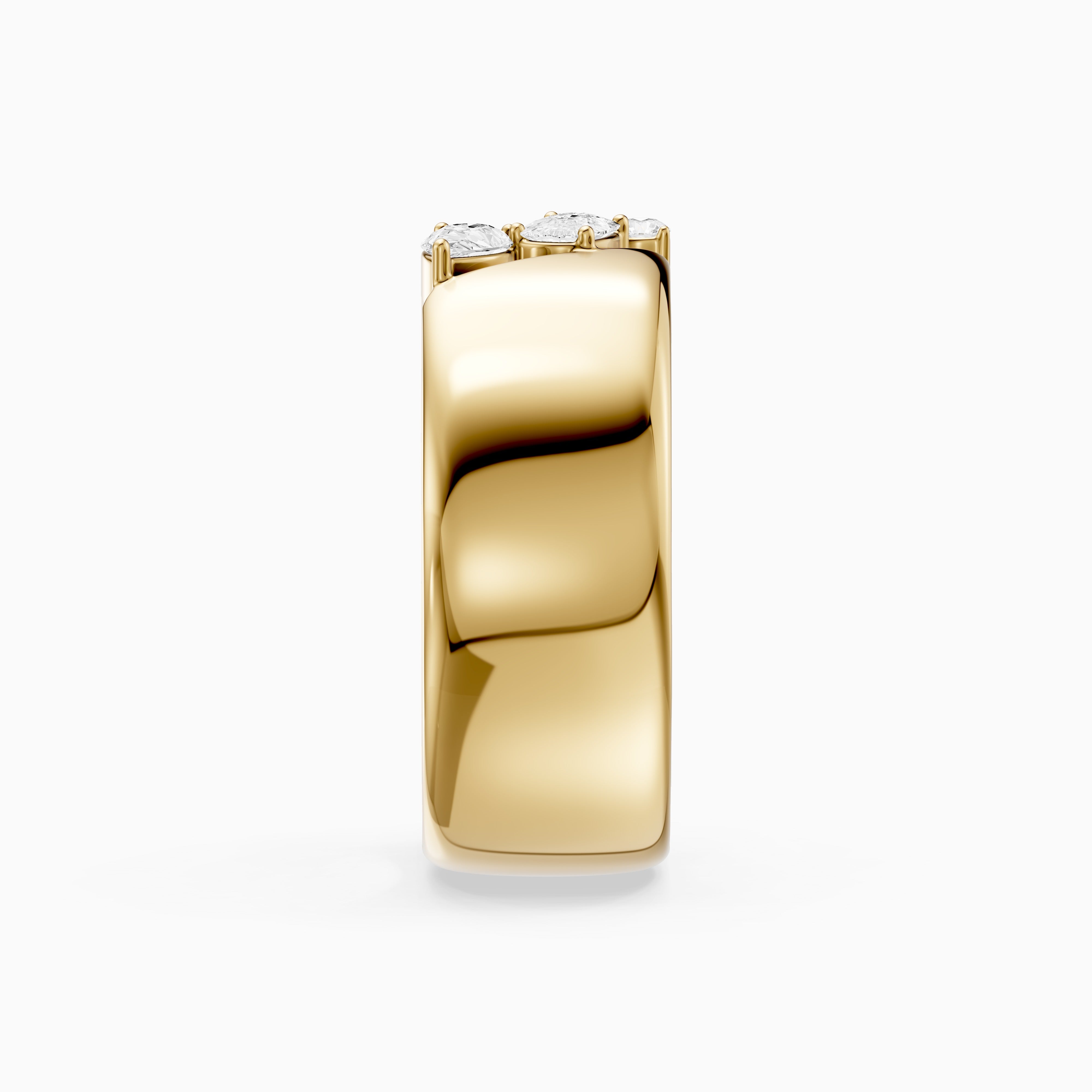 Henley Mixed Shape Lab Diamond Open Design Cigar Band