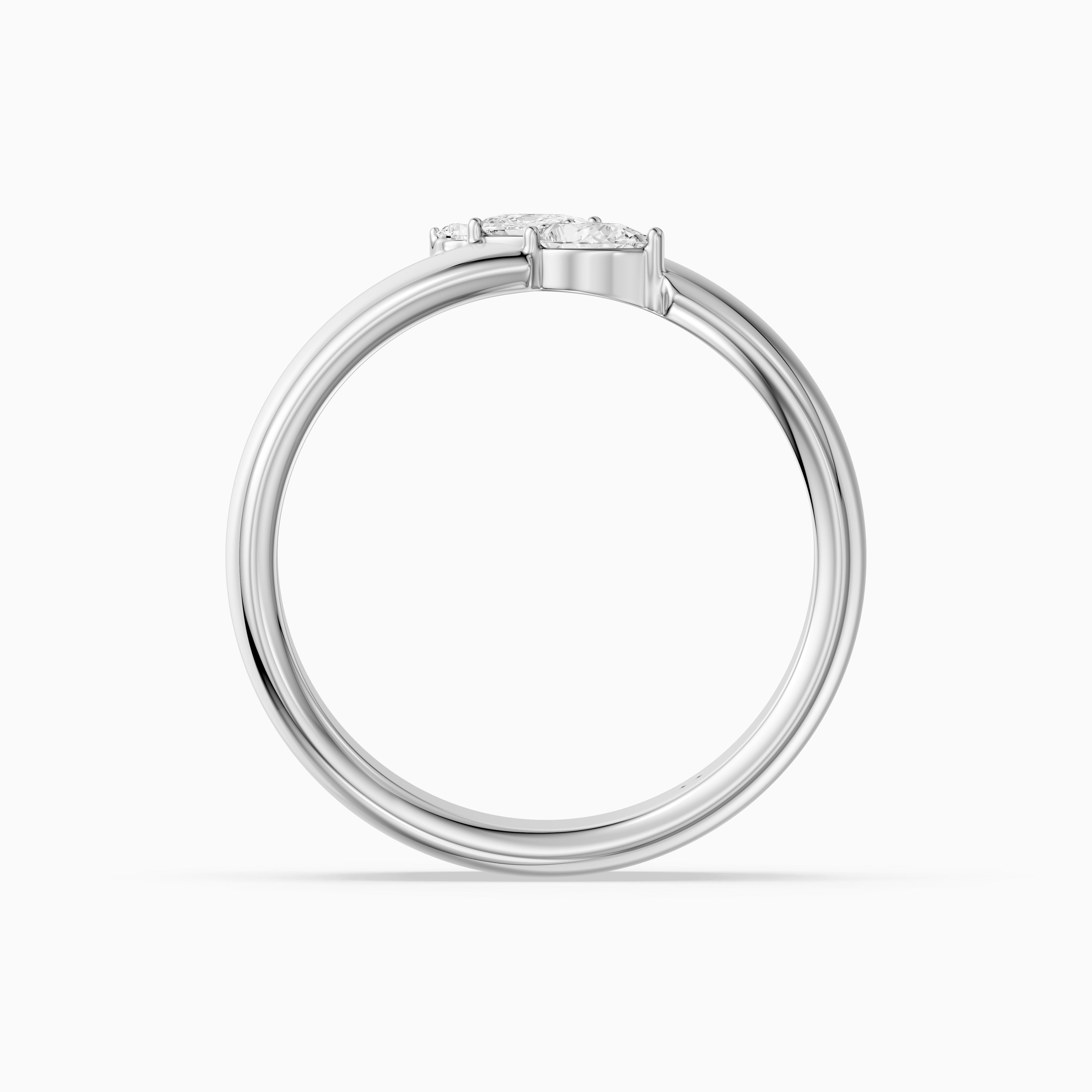 Henley Mixed Shape Lab Diamond Open Design Cigar Band