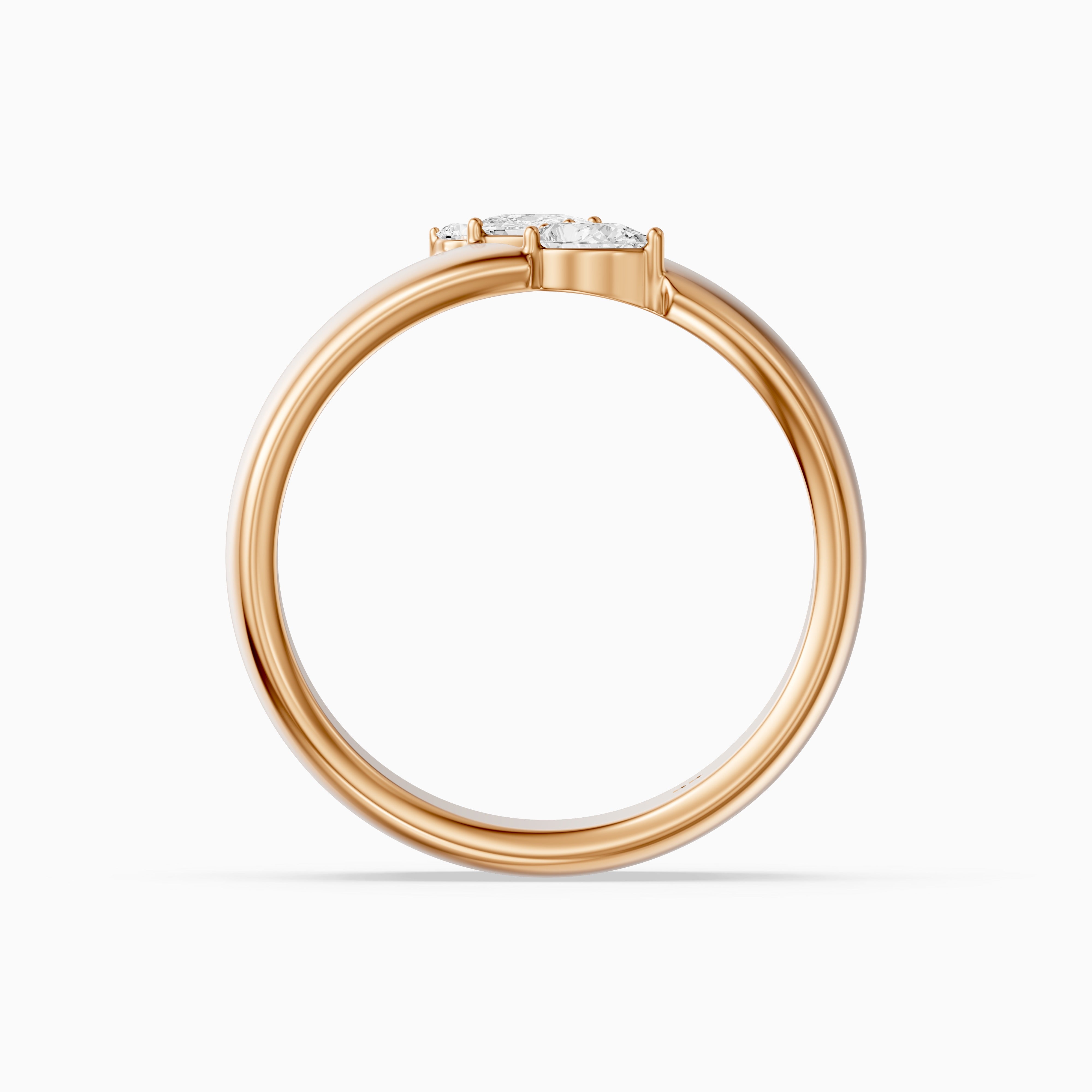 Henley Mixed Shape Lab Diamond Open Design Cigar Band