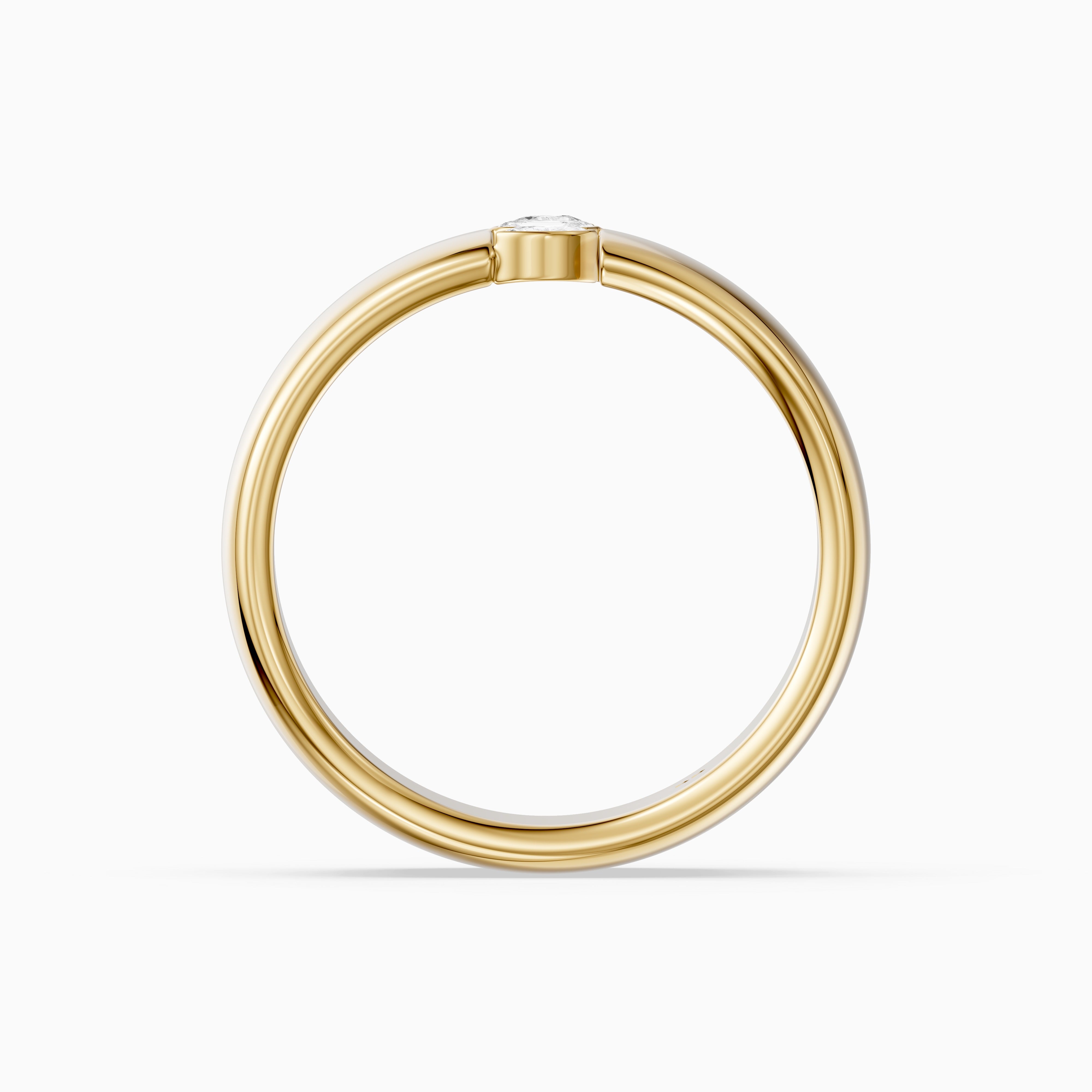 Kora Mixed Shape Lab Diamond Bezel Cluster Cigar Band