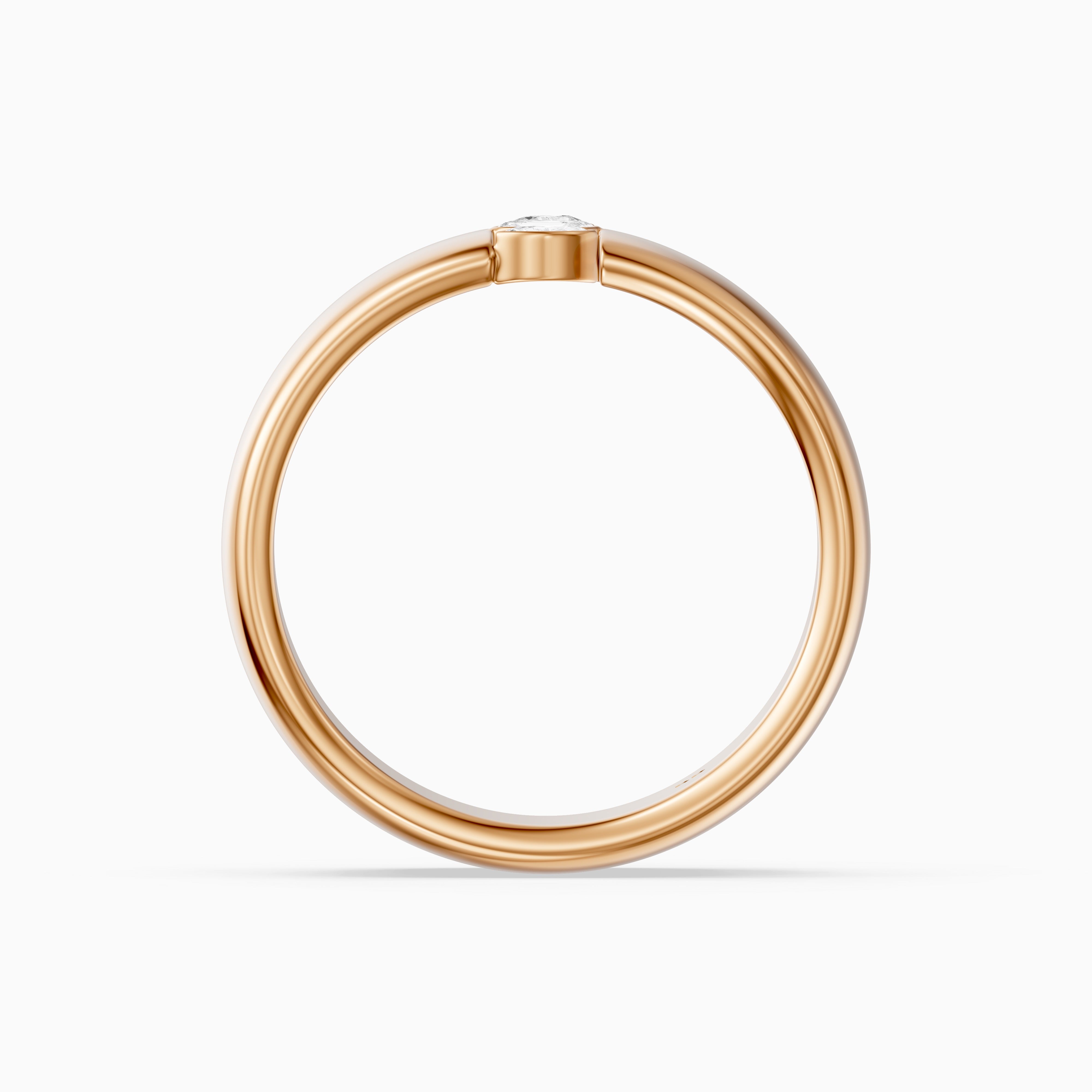 Kora Mixed Shape Lab Diamond Bezel Cluster Cigar Band