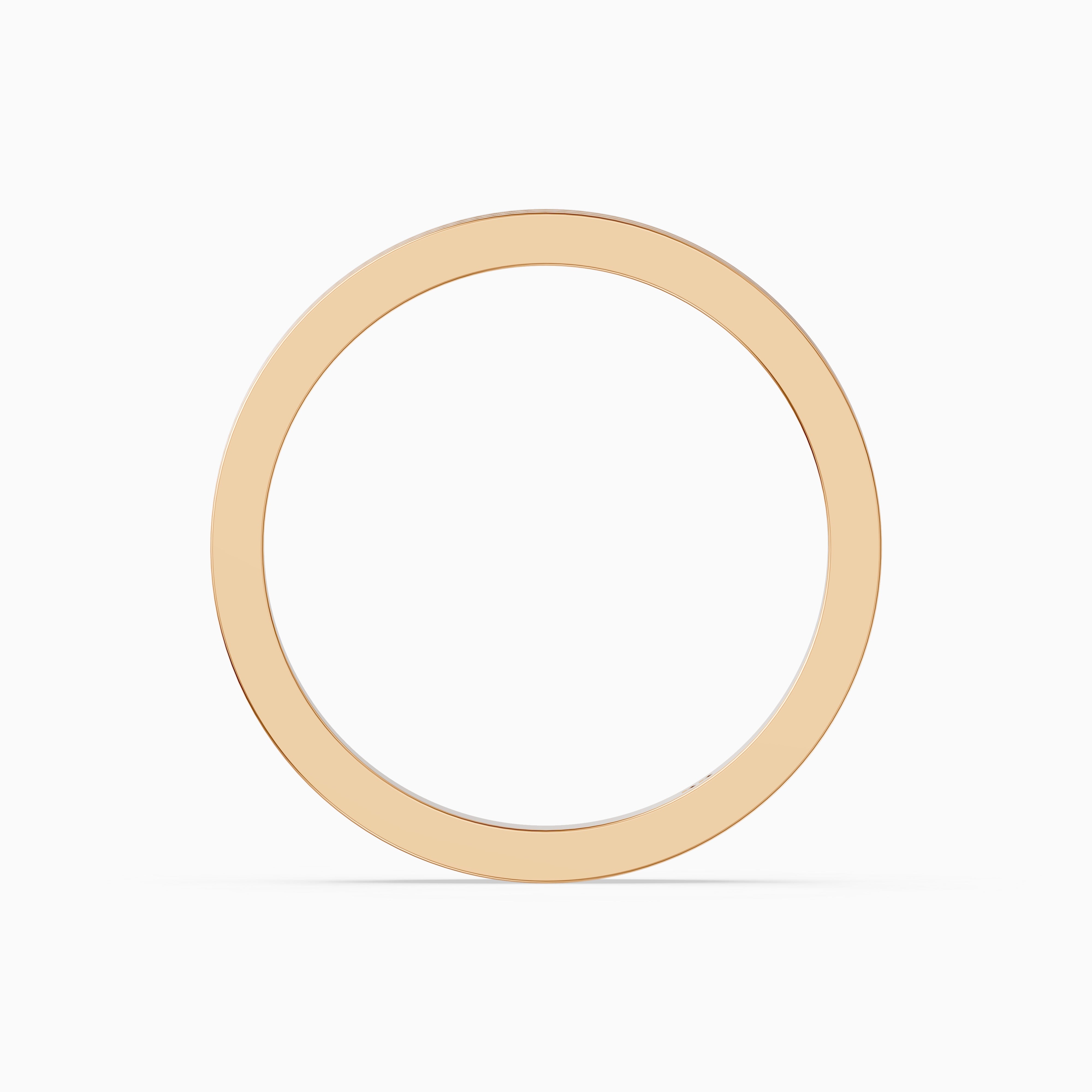 Zaylee Double Groove Plain Wedding Band