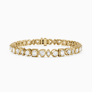 Deasia Oval, Emerald Cut, Heart and Marquise Lab Grown Diamond Tennis Bracelet