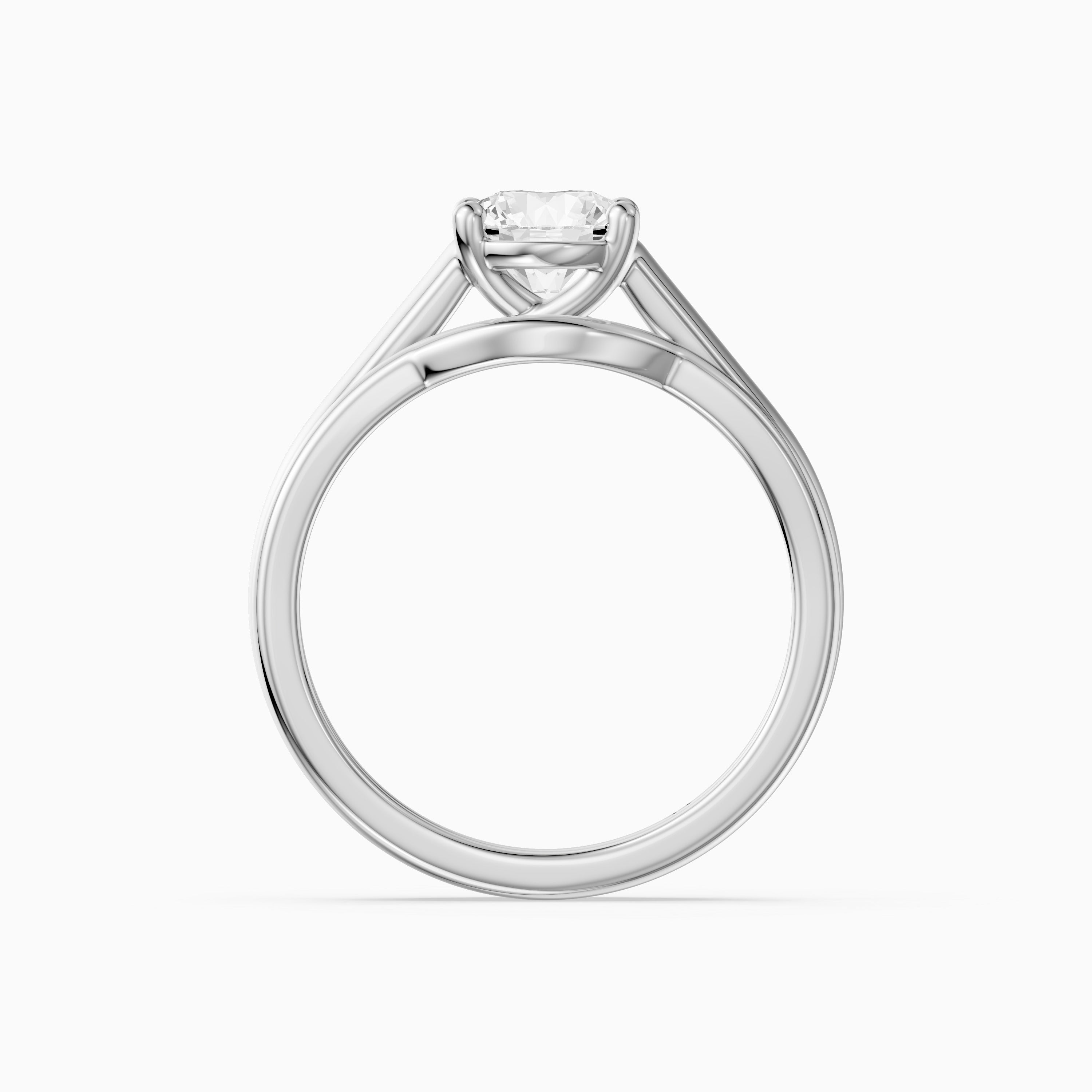 Anna Round Lab Grown Diamond Solitaire Bridal Set