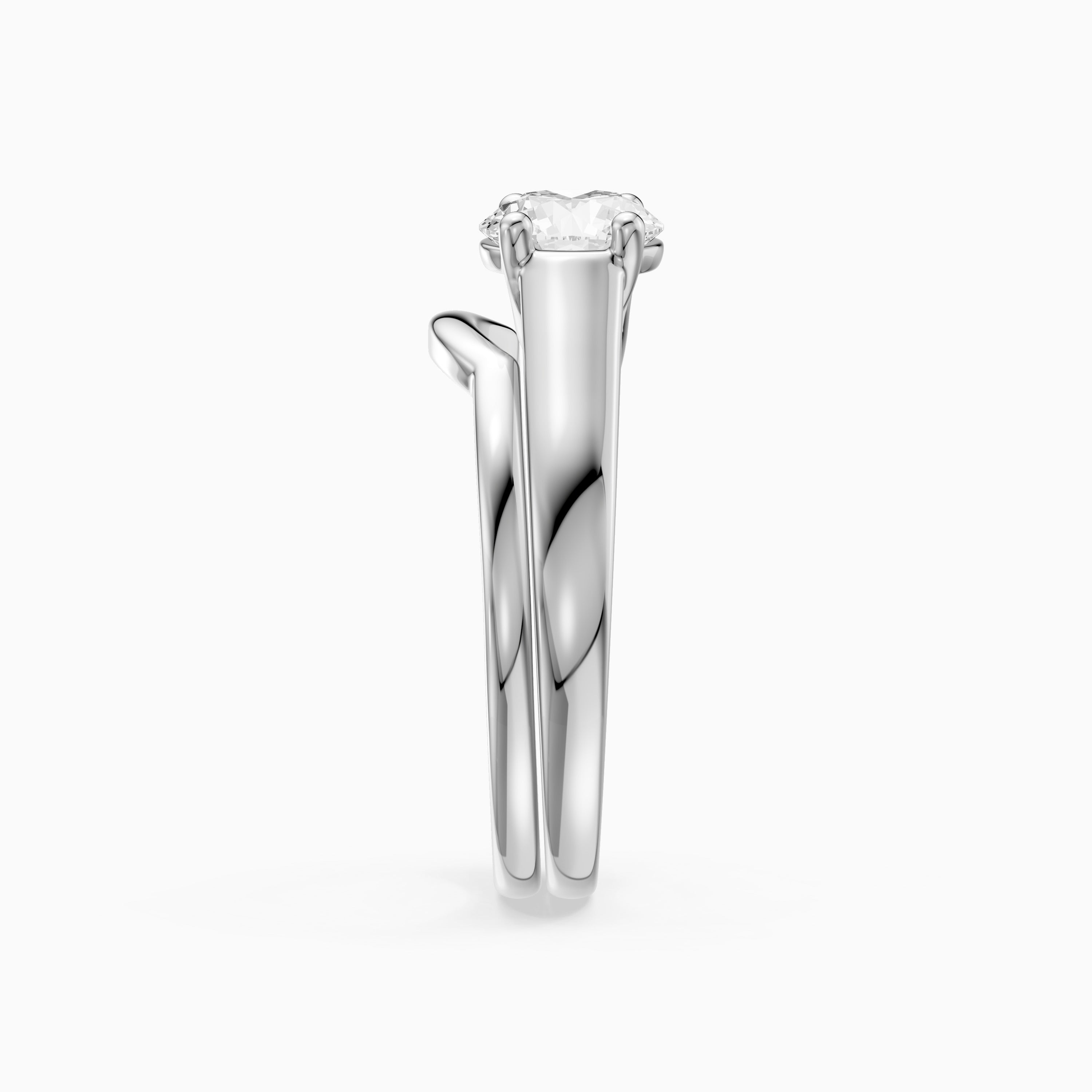 Anna Round Lab Grown Diamond Solitaire Bridal Set