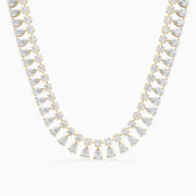 Juliana Pear Cut Lab Grown Diamond Statement Necklace