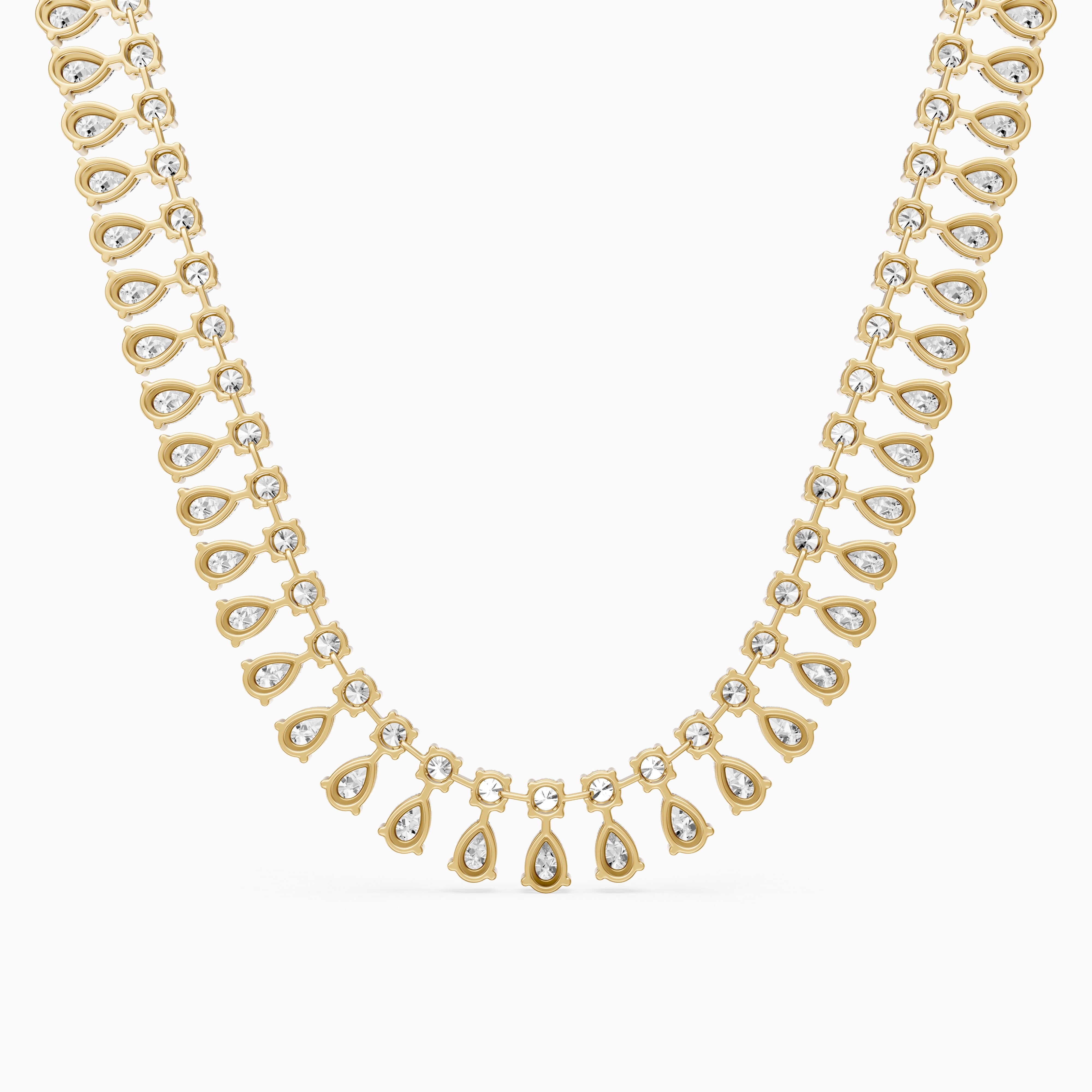 Juliana Pear Cut Lab Grown Diamond Statement Necklace