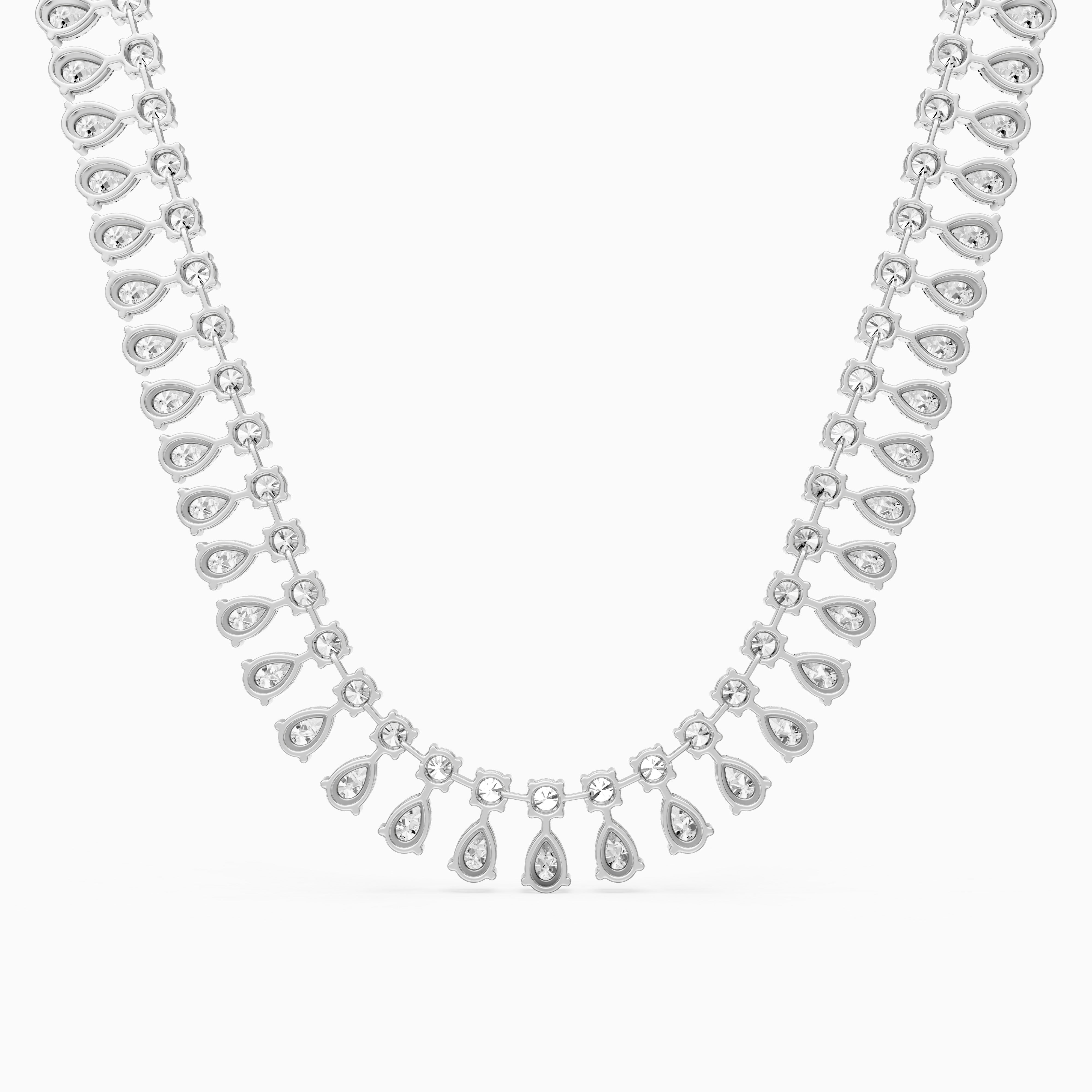Juliana Pear Cut Lab Grown Diamond Statement Necklace