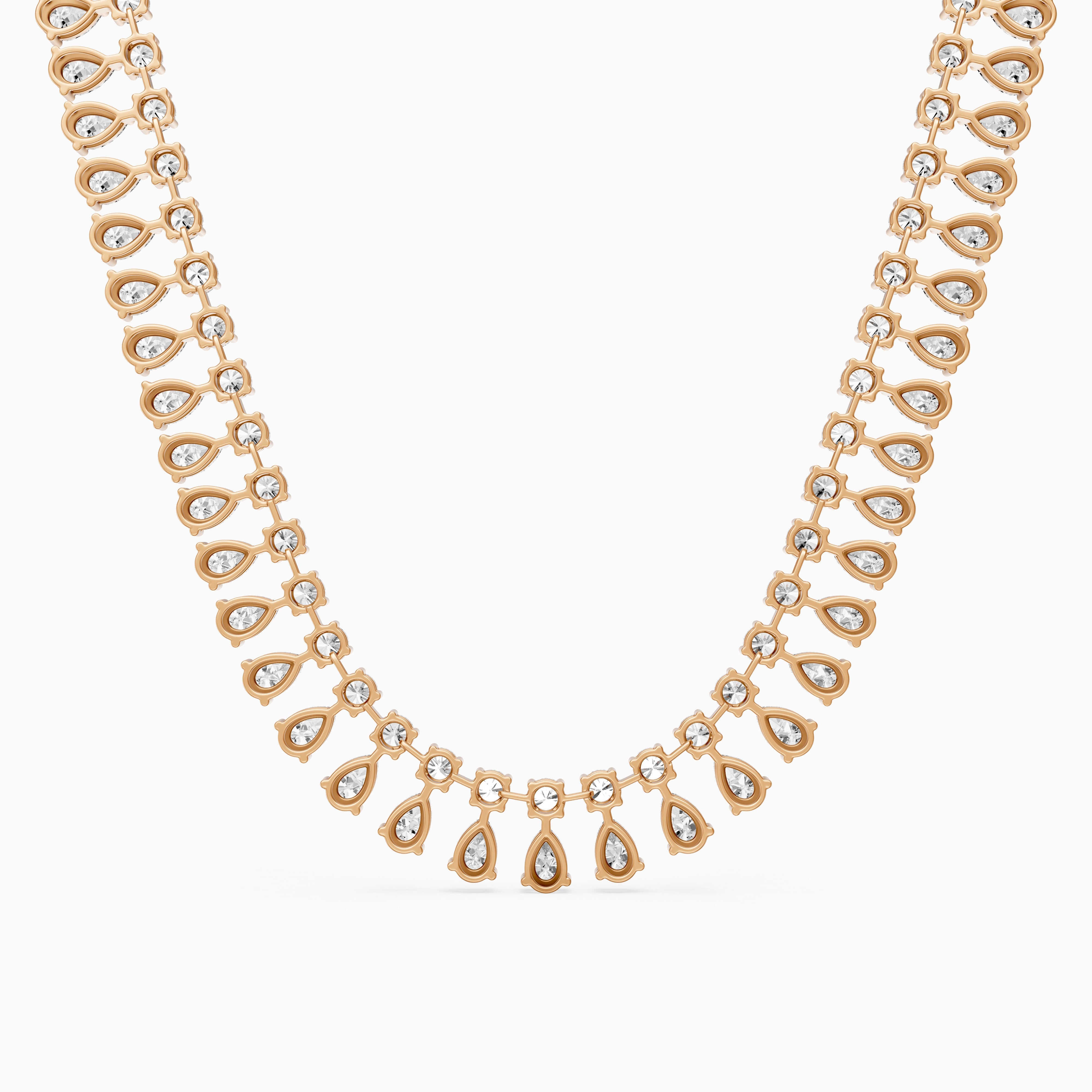 Juliana Pear Cut Lab Grown Diamond Statement Necklace
