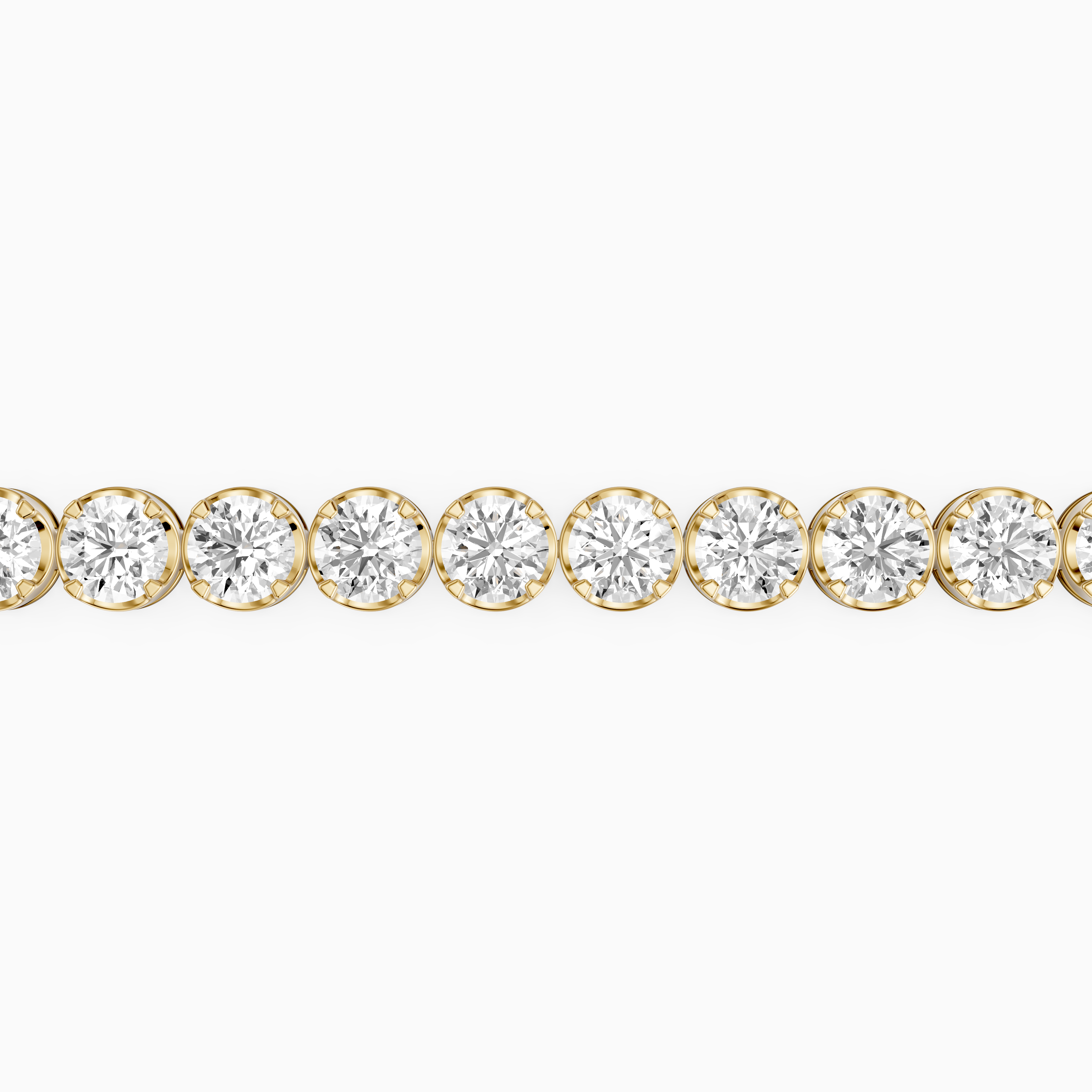 Ricca Four Prong Round Lab Grown Diamond Tennis Bracelet