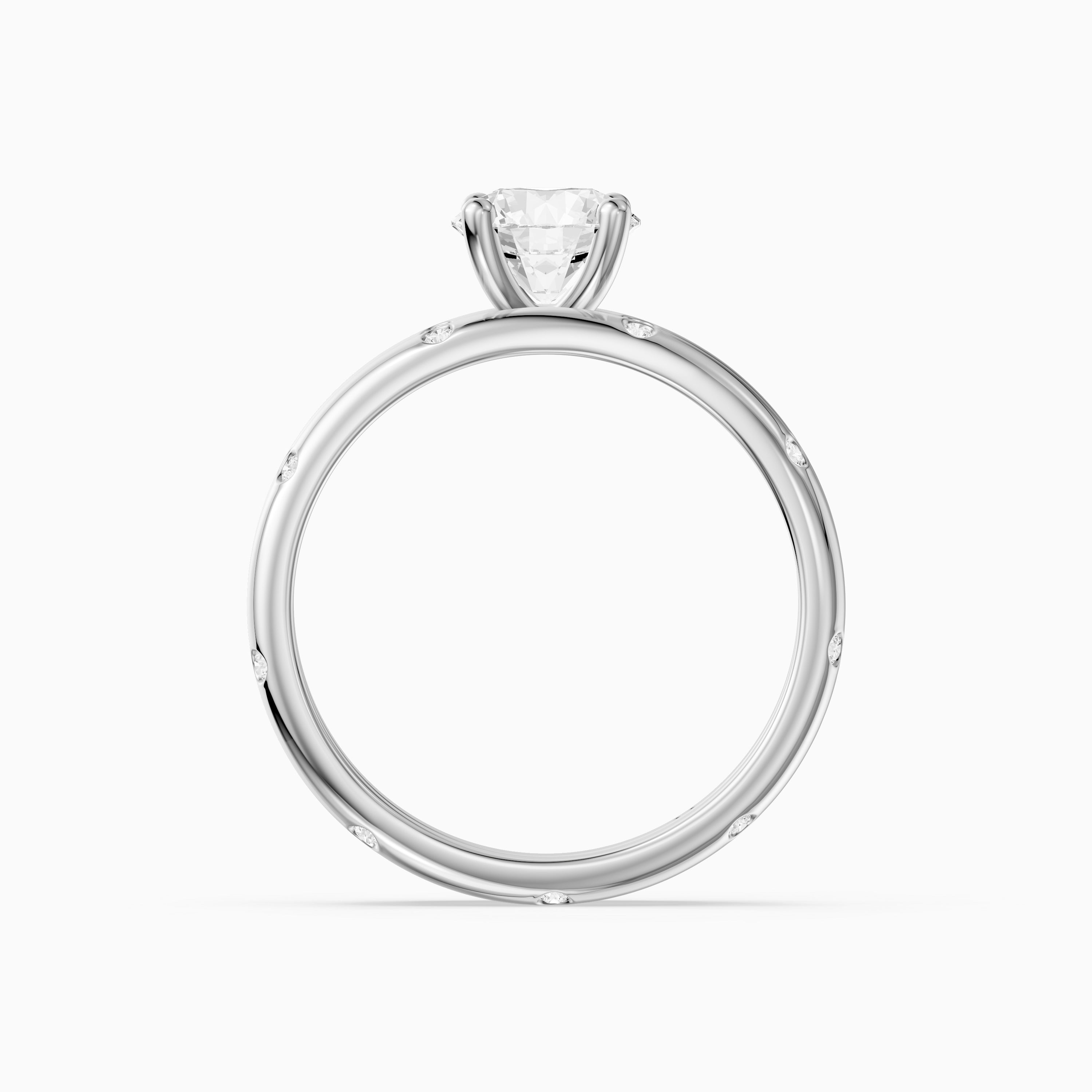 Macy Round Lab Grown Diamond Scattered Star Bridal Set