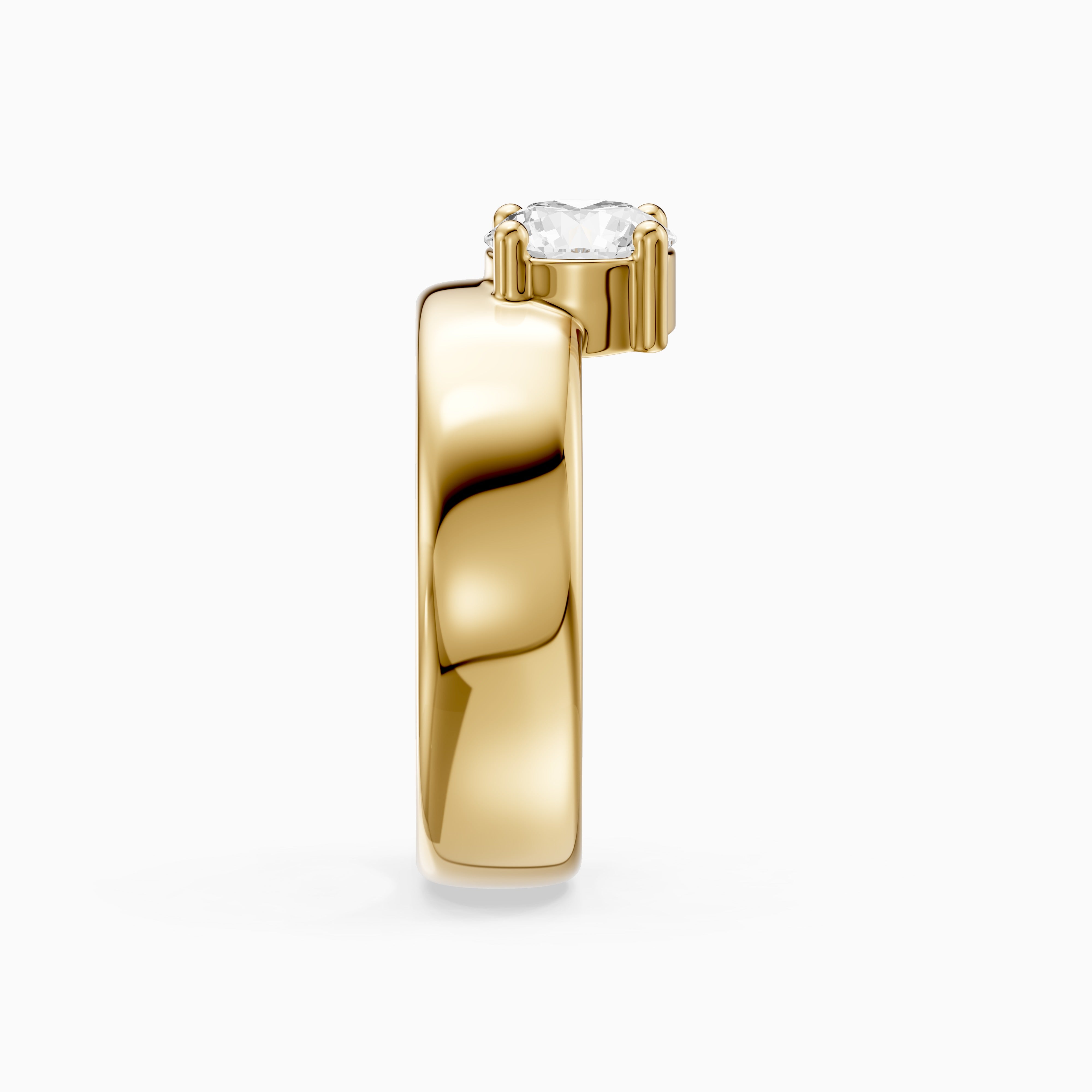 Rocio Oval Cut Lab Diamond Statement Cigar Band