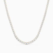 Brynlee Round Cut Lab Grown Diamond Classic Tennis Necklace
