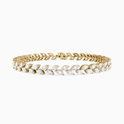Amoura Two Row Marquise Cut Lab Grown Diamond Tennis Bracelet