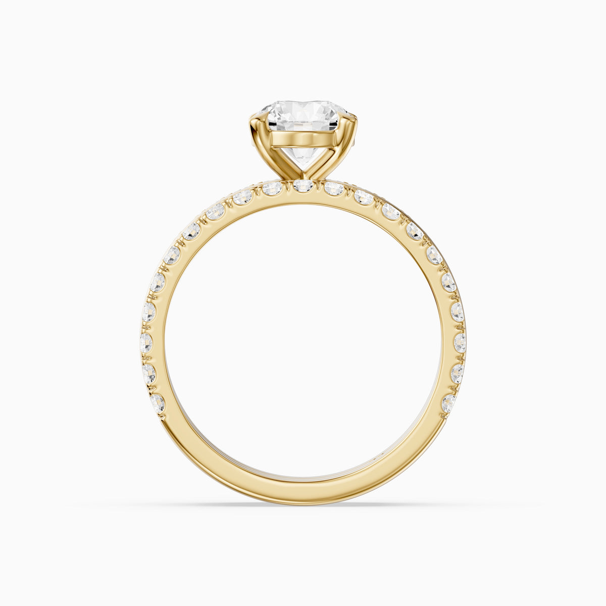 Ailsa Round Lab Grown Diamond Double Band Bridal Set