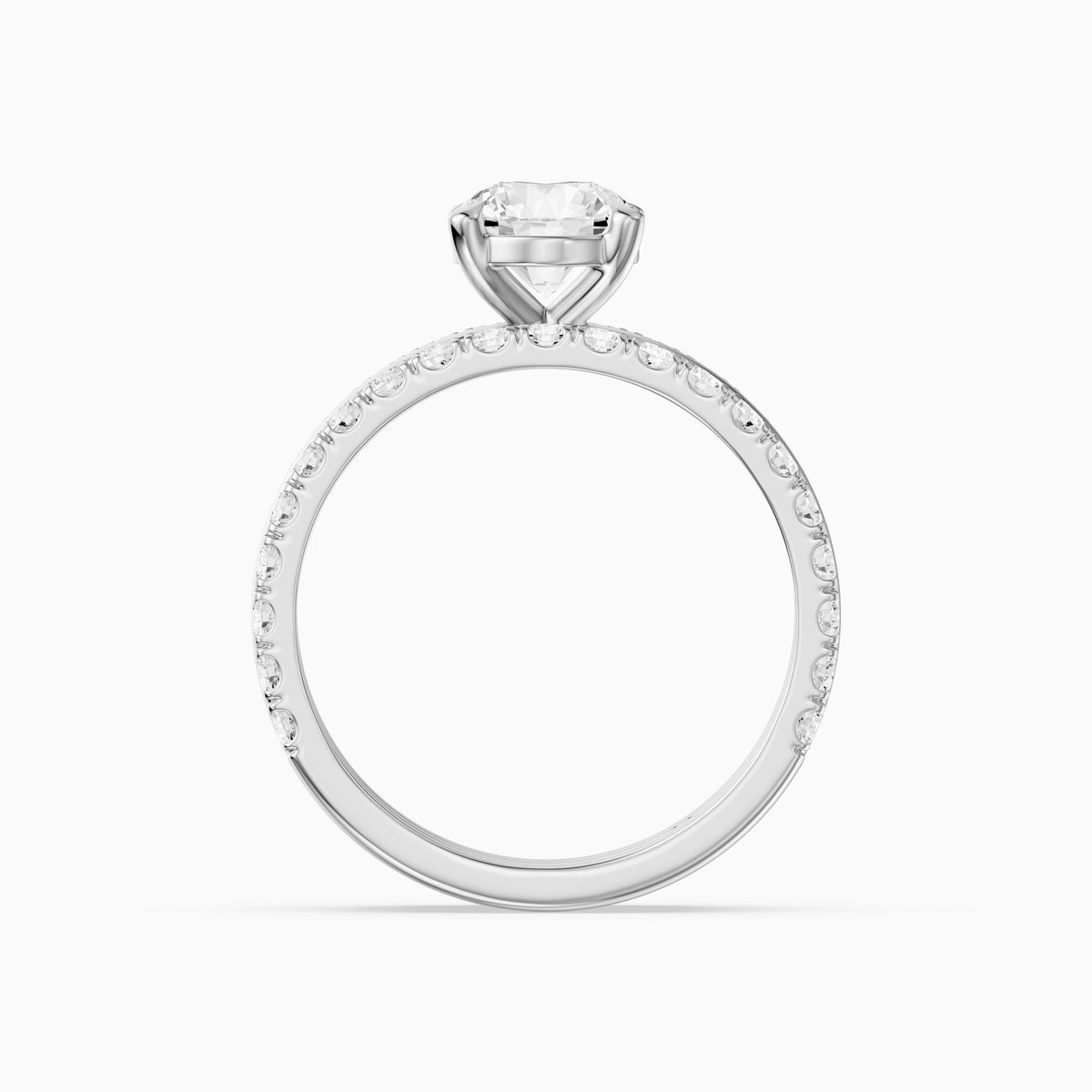 Ailsa Round Lab Grown Diamond Double Band Bridal Set