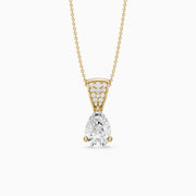 Betty Pear Lab Grown Diamond Drop Pendant
