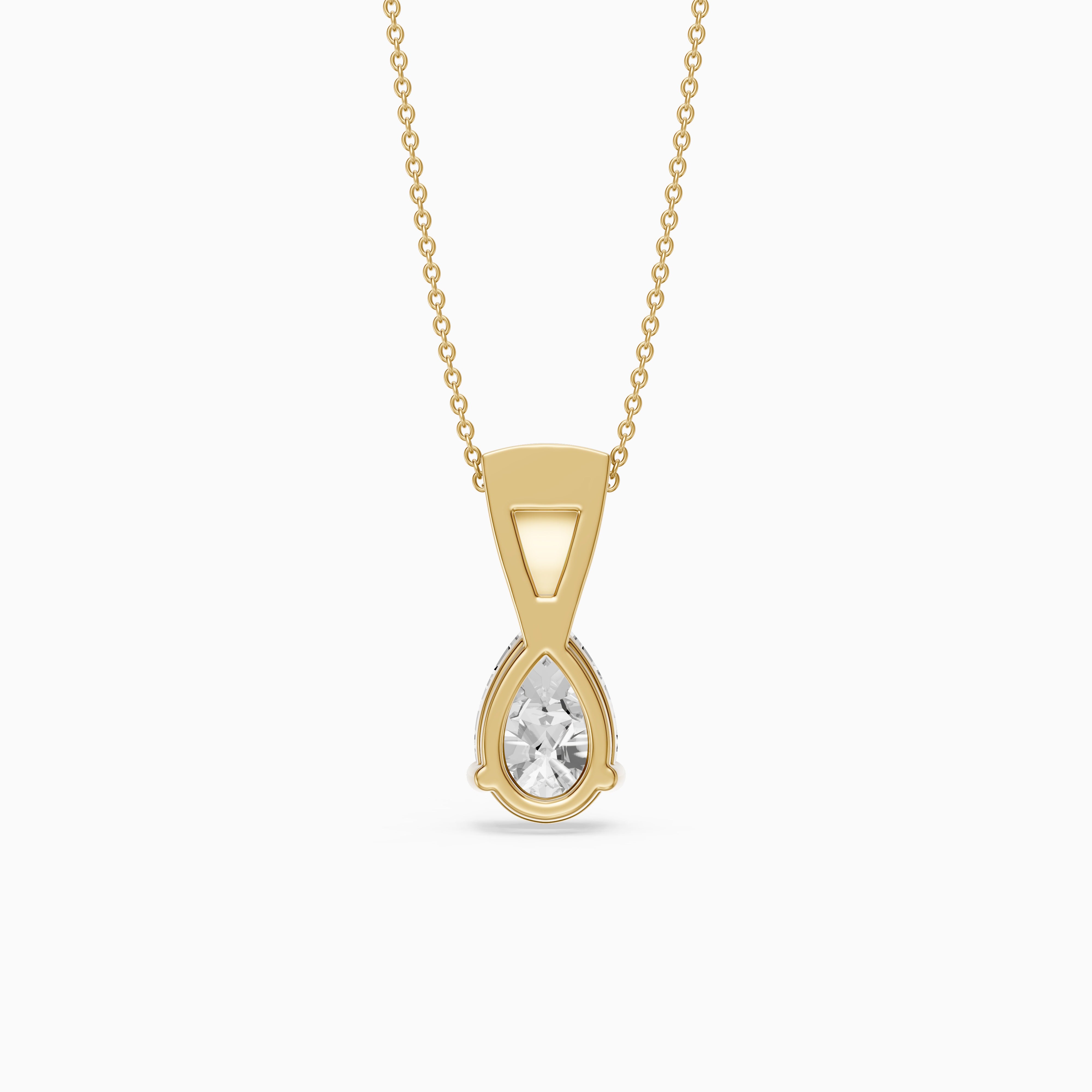 Betty Pear Lab Grown Diamond Drop Pendant