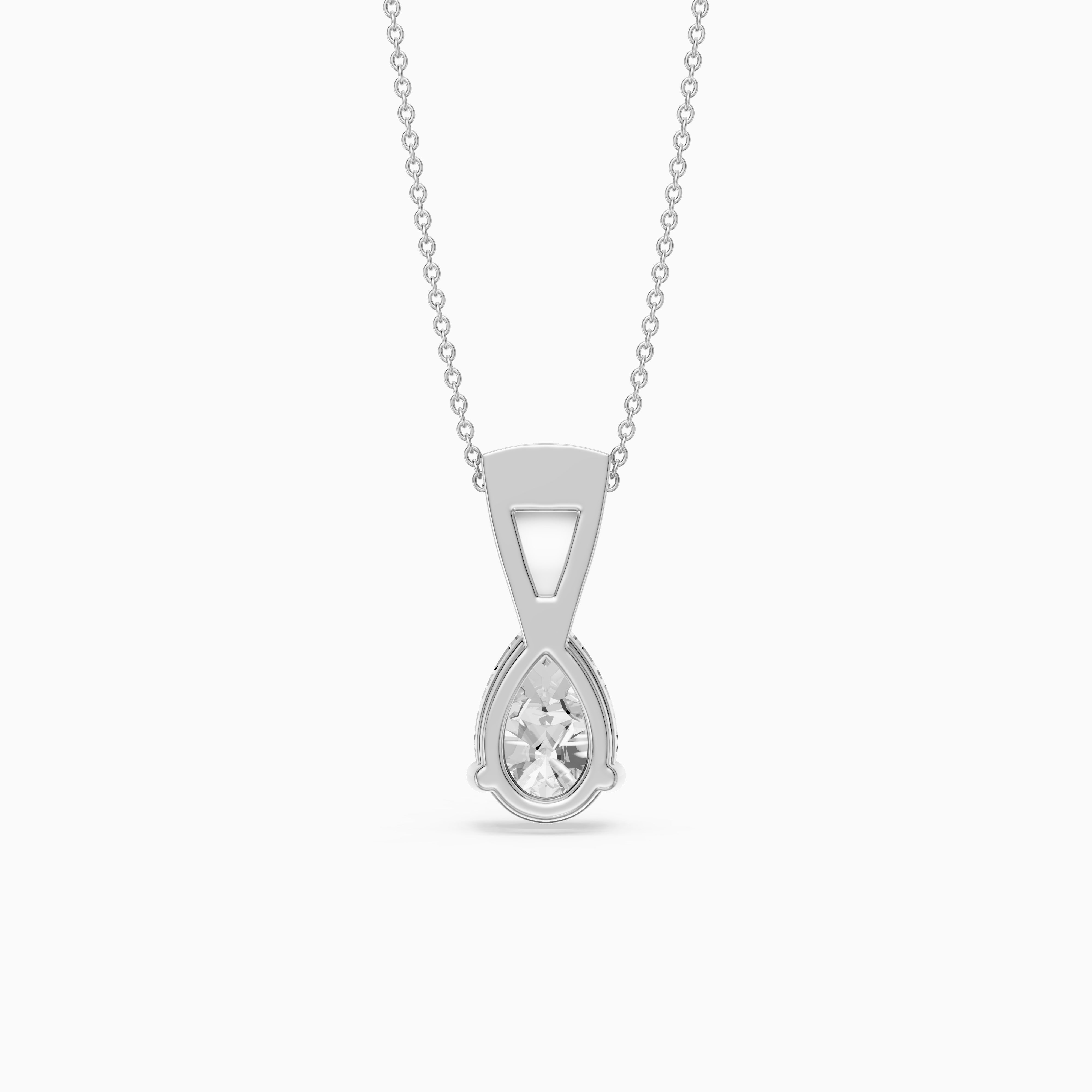 Betty Pear Lab Grown Diamond Drop Pendant