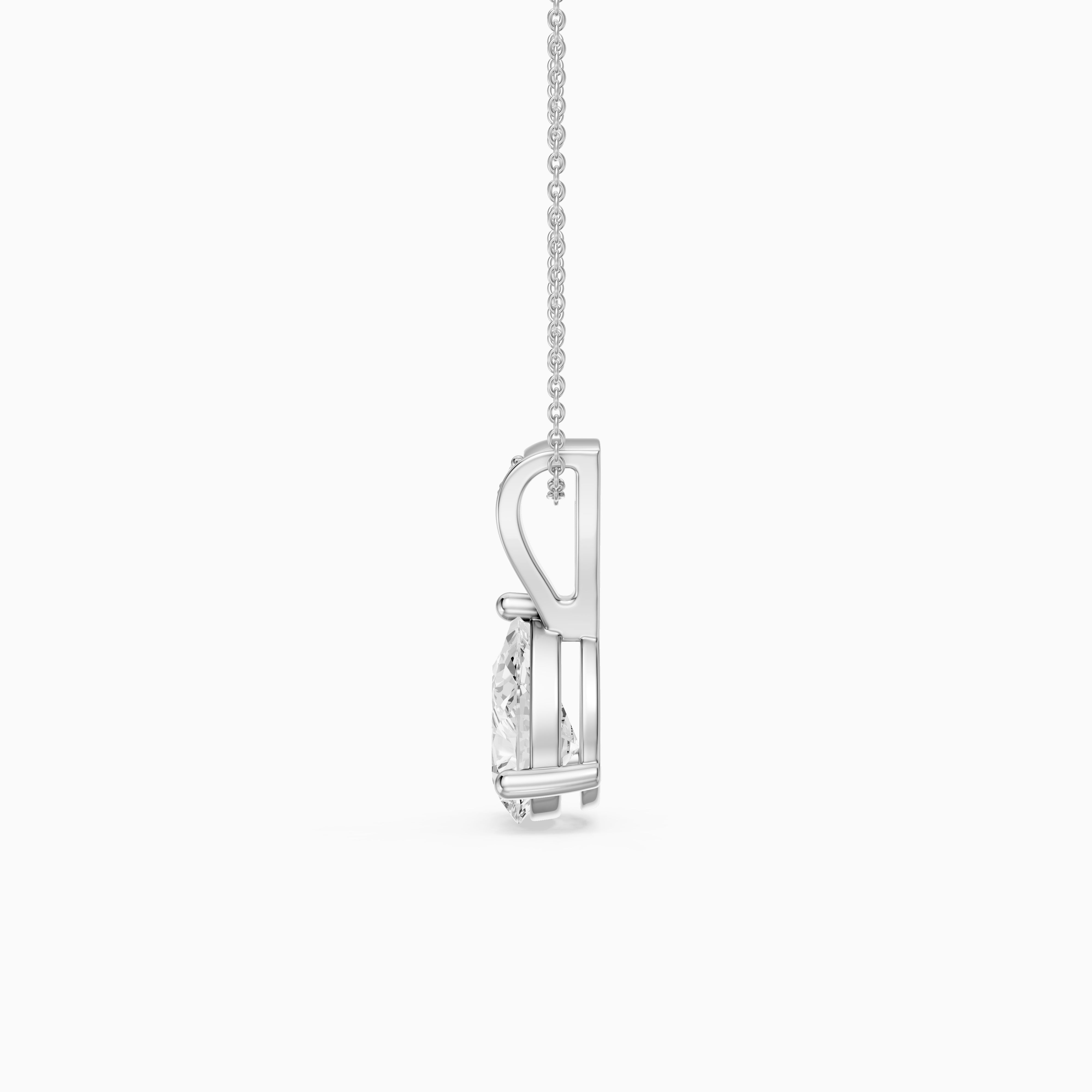 Betty Pear Lab Grown Diamond Drop Pendant