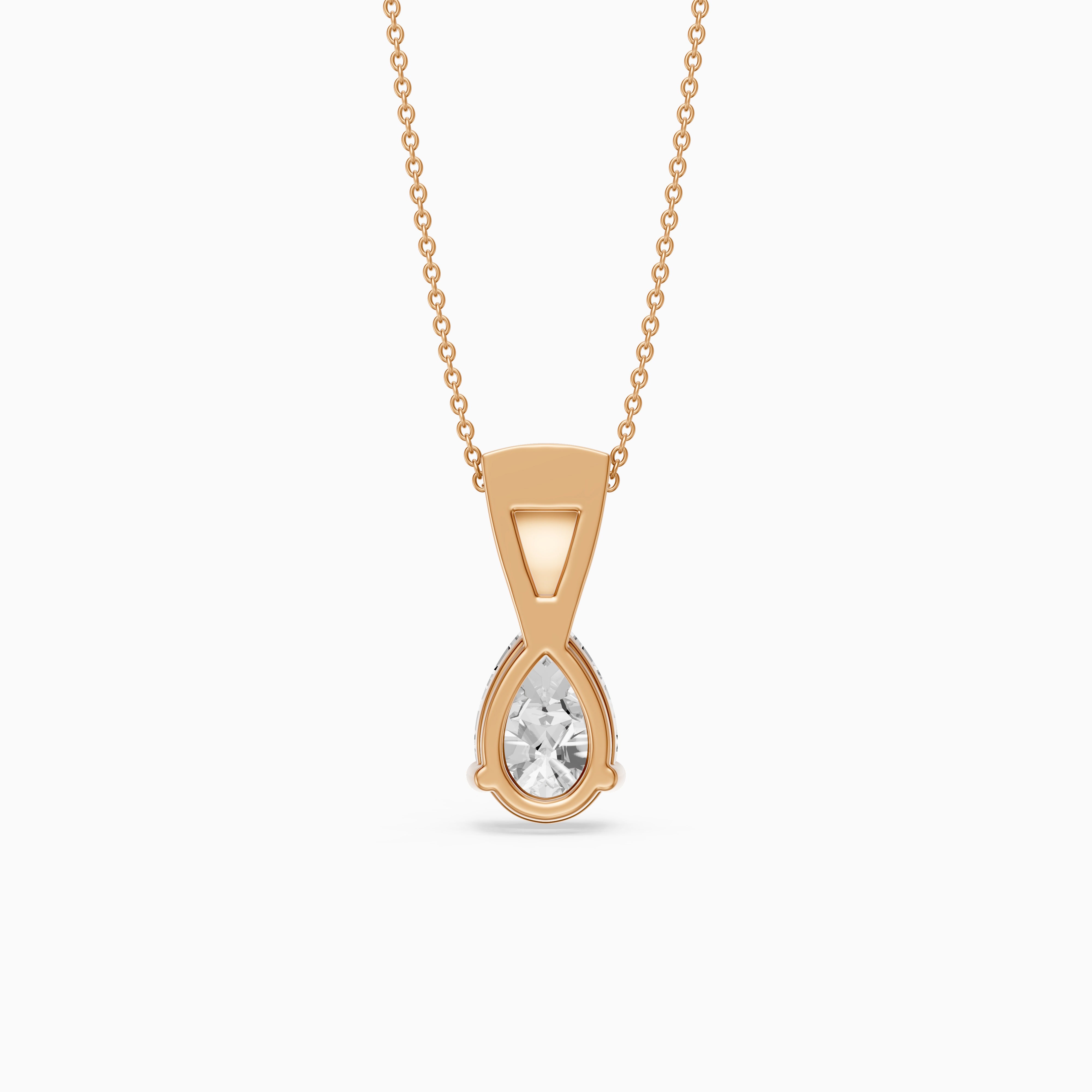 Betty Pear Lab Grown Diamond Drop Pendant
