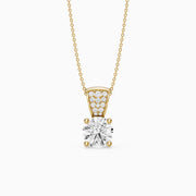 Jennifer Round Lab Grown Diamond Drop Pendant