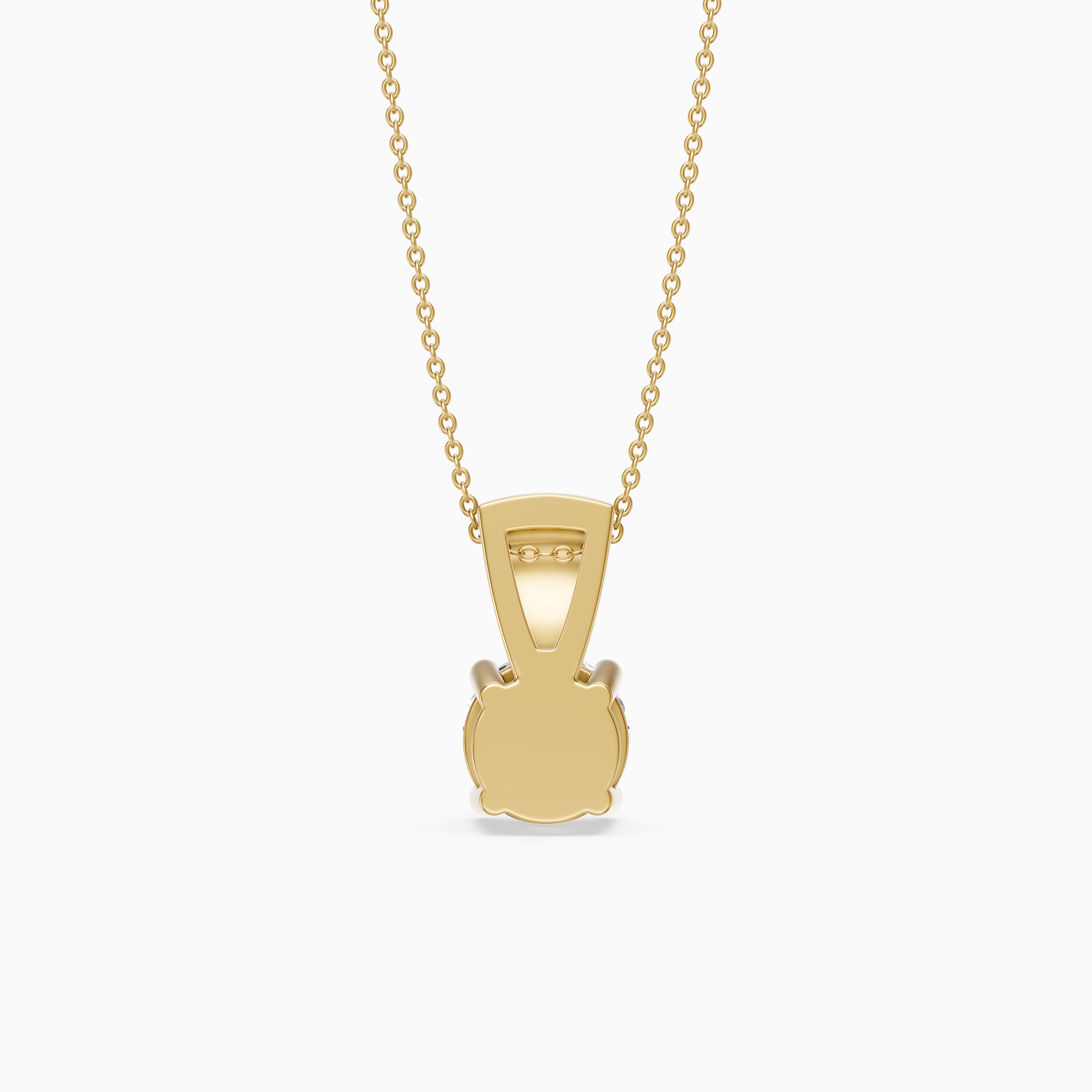 Jennifer Round Lab Grown Diamond Drop Pendant