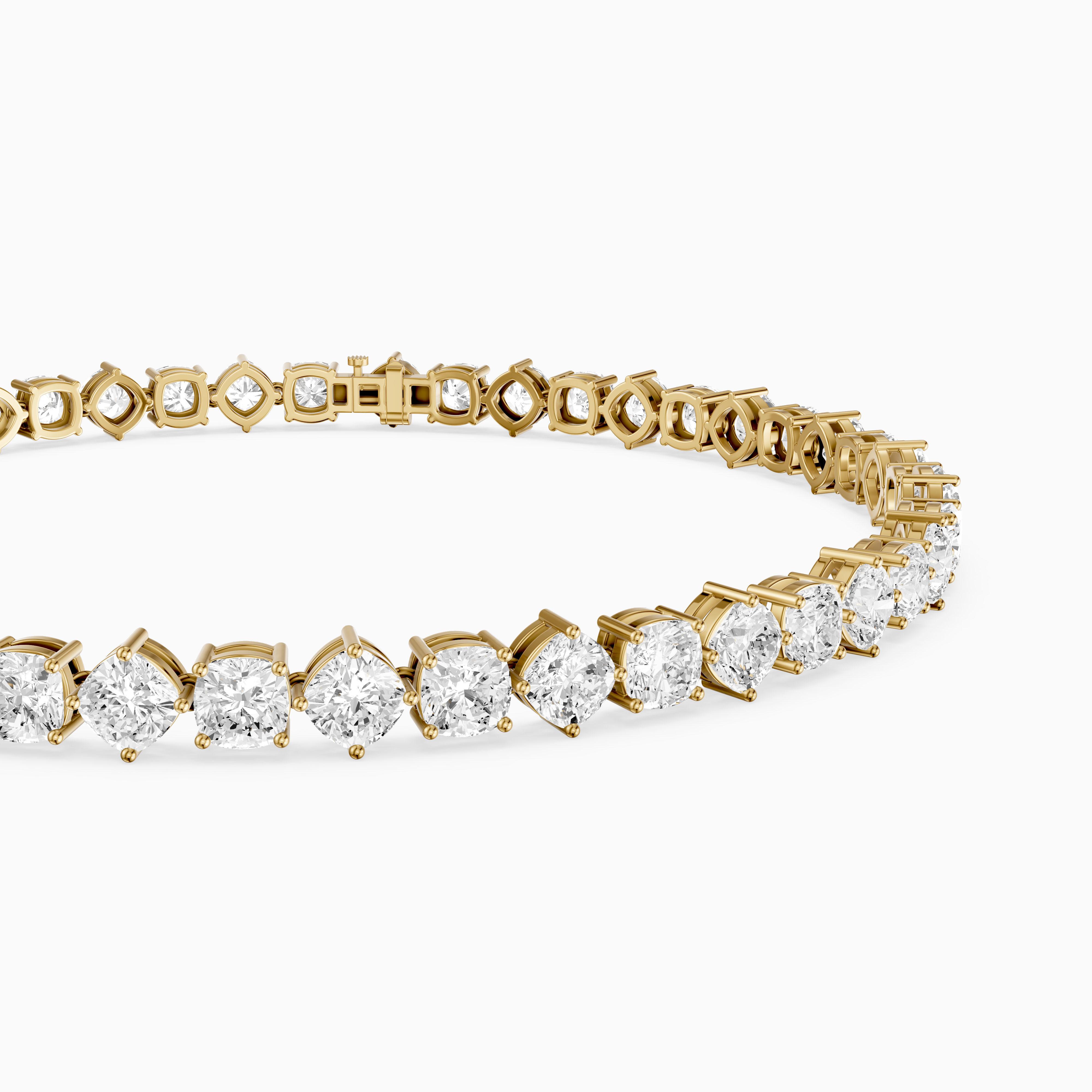 Florence Cushion Cut Lab Grown Diamond Tennis Bracelet