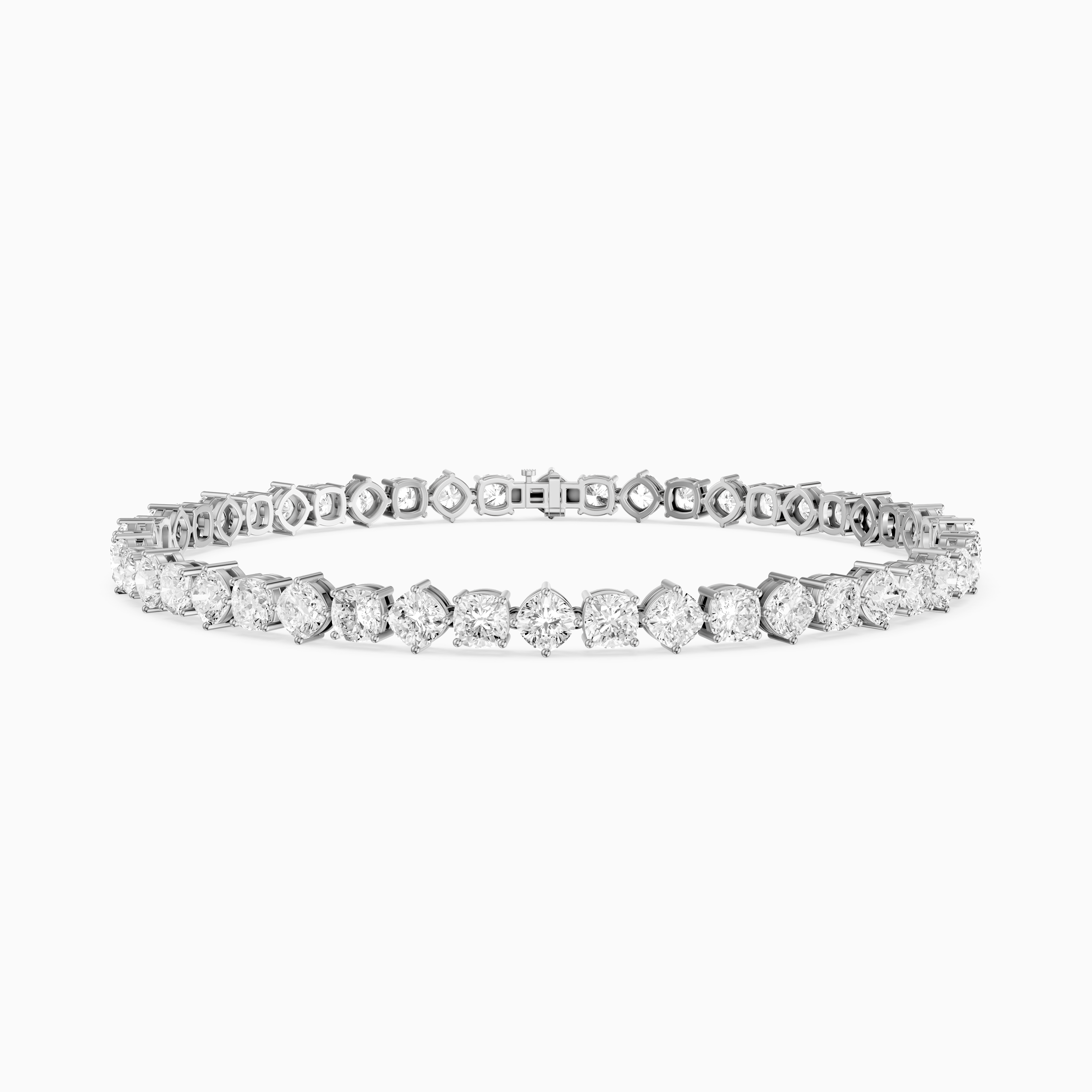 Florence Cushion Cut Lab Grown Diamond Tennis Bracelet