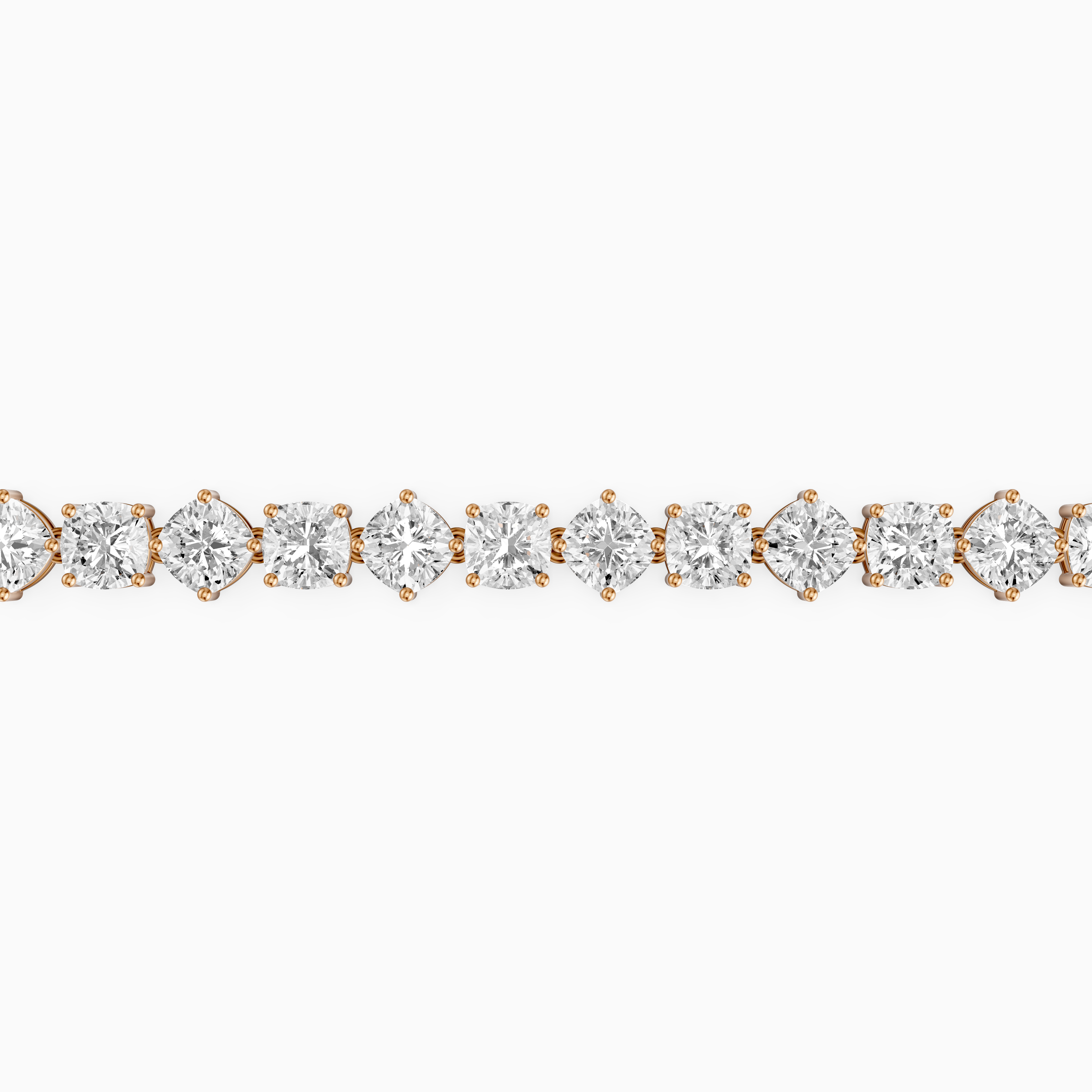 Florence Cushion Cut Lab Grown Diamond Tennis Bracelet