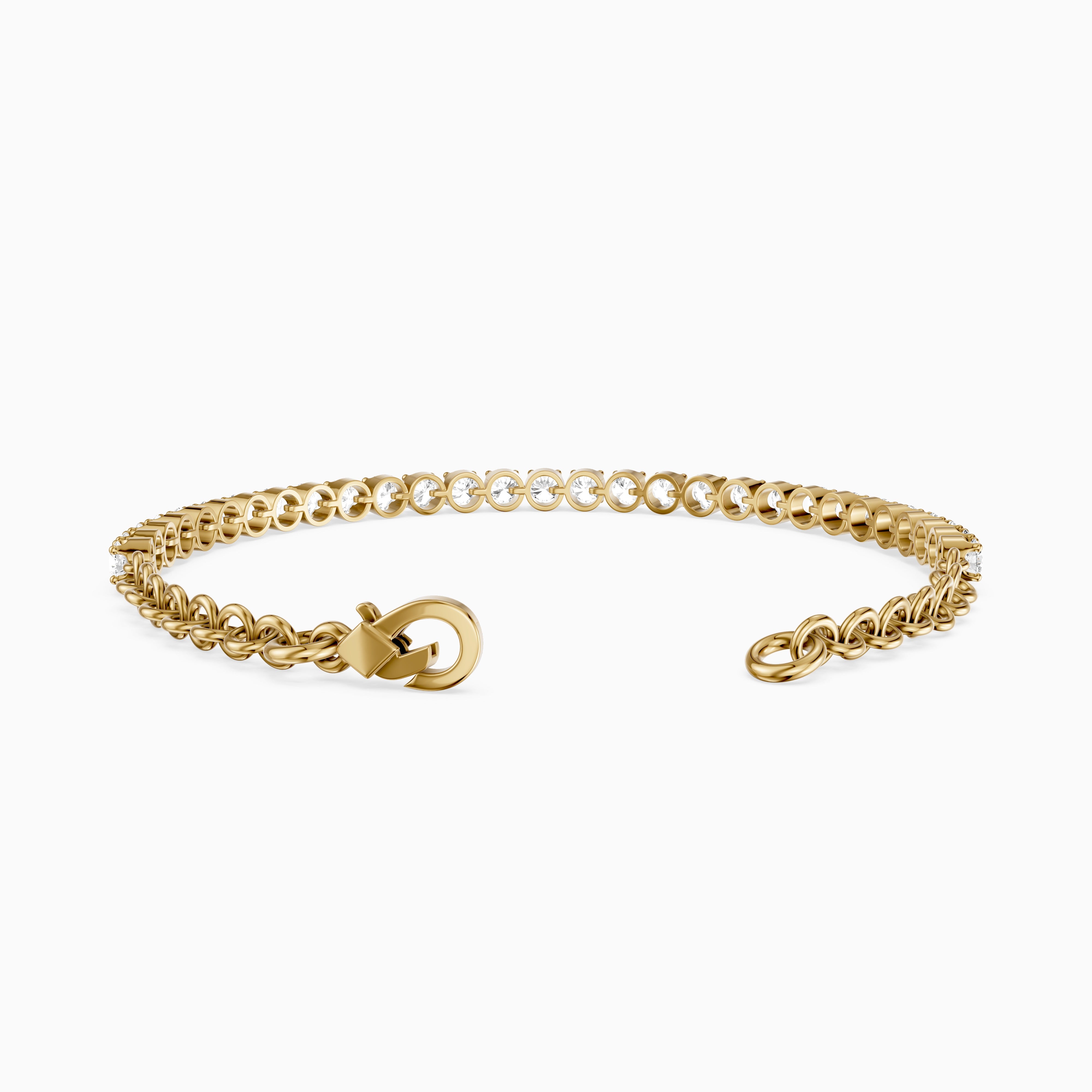 Eloise Round Lab Grown Diamond Four Prong Tennis Bracelet