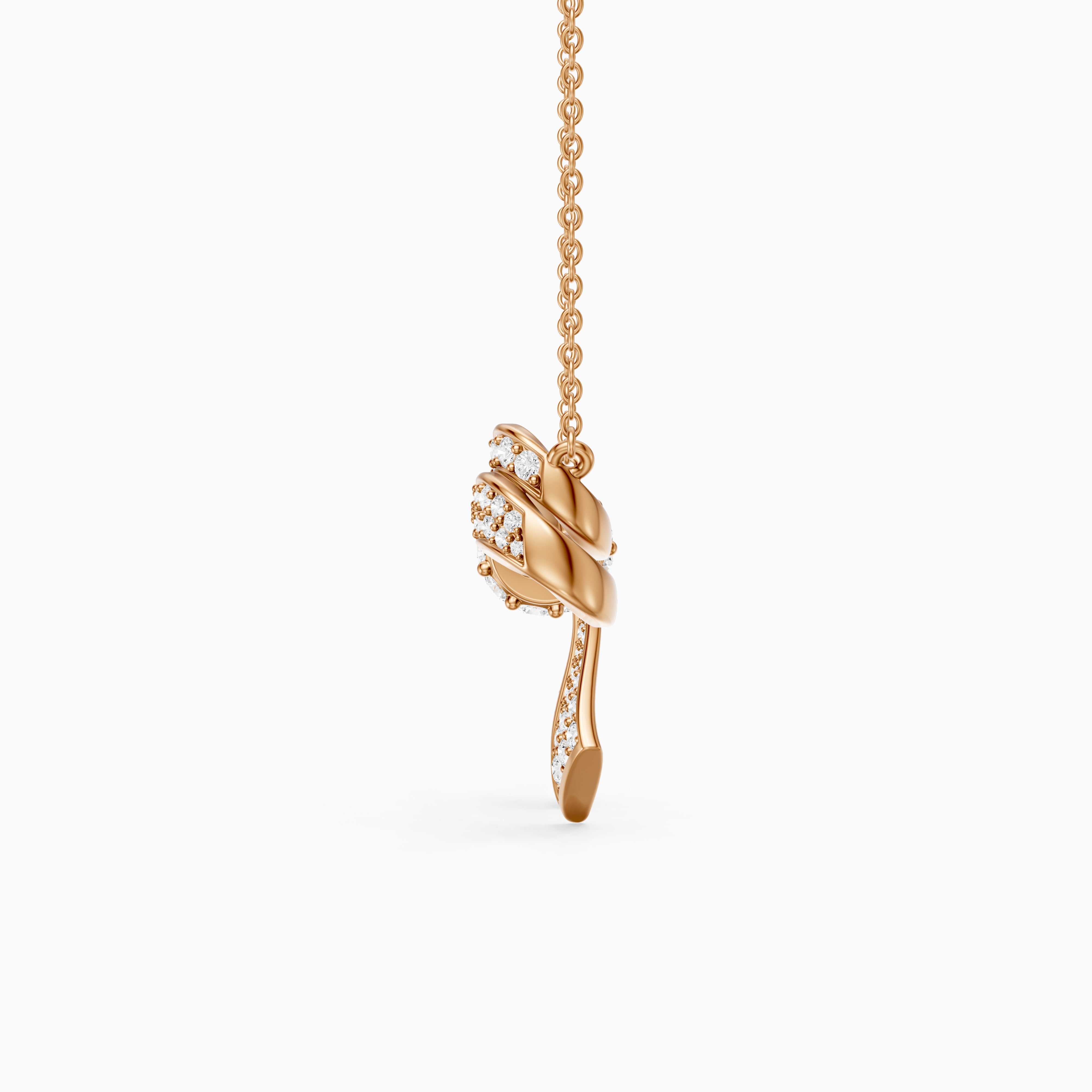 Kimberly Round Lab Grown Diamond Bow Pendant