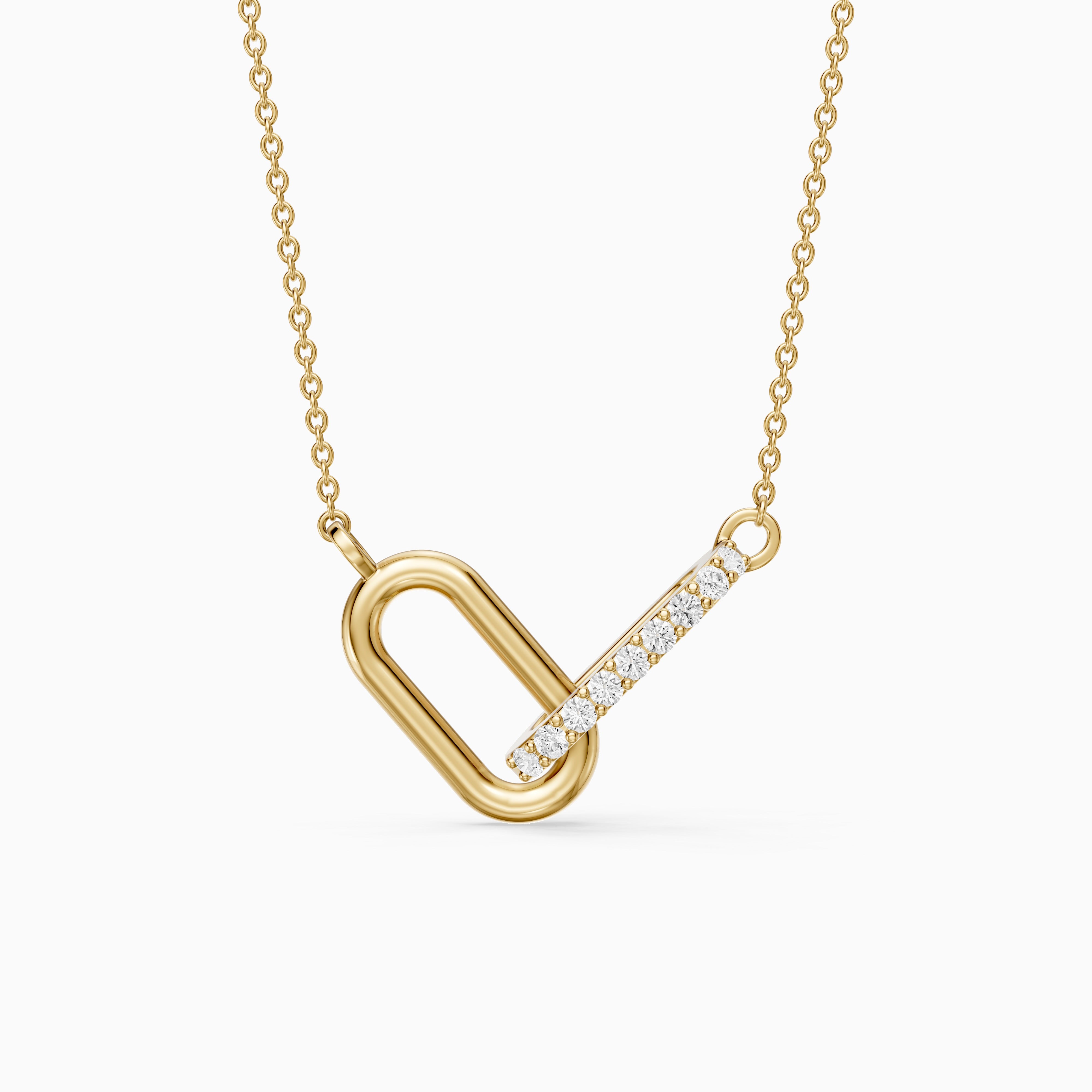 Octavia Interlocking Lab Grown Diamond Pendant