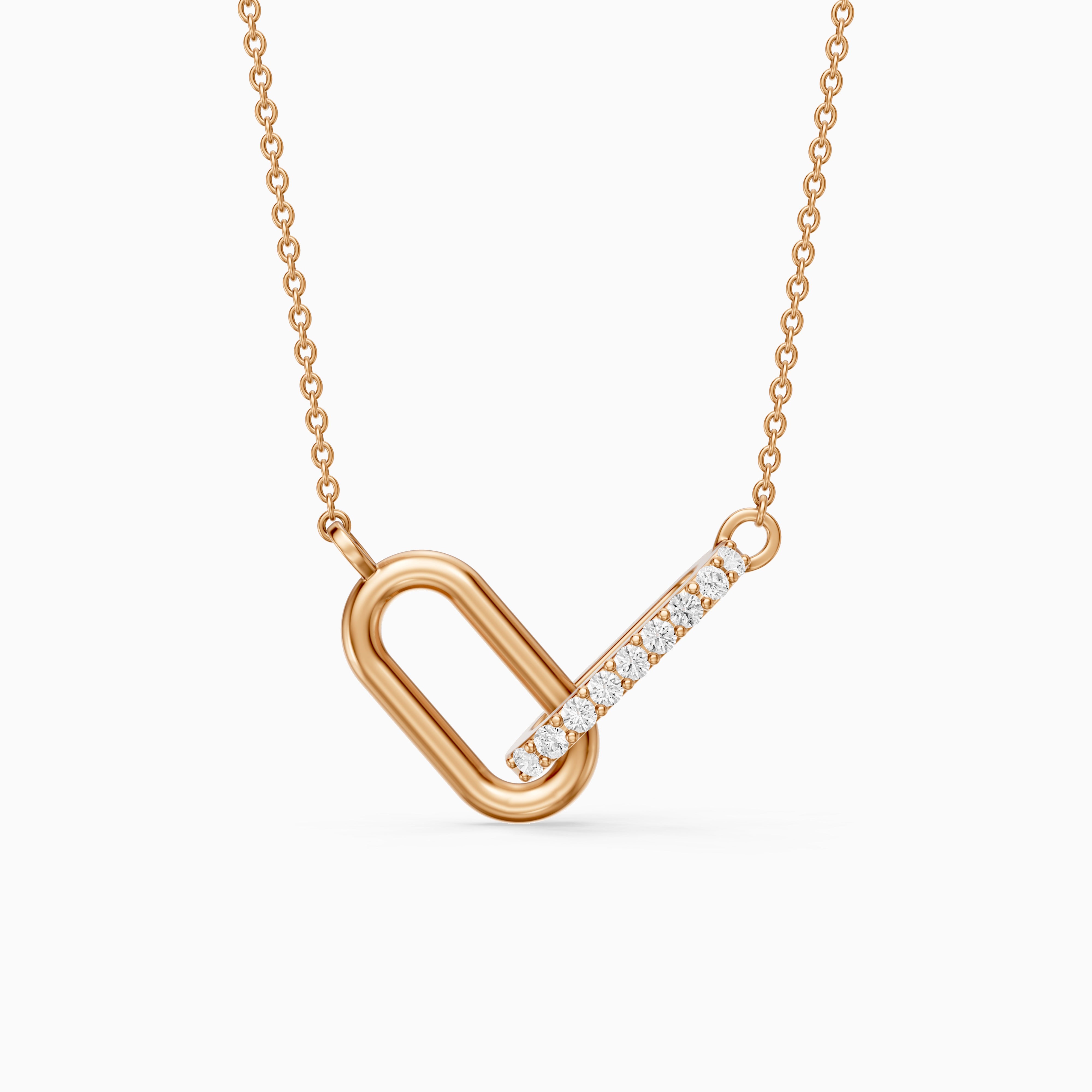 Octavia Interlocking Lab Grown Diamond Pendant