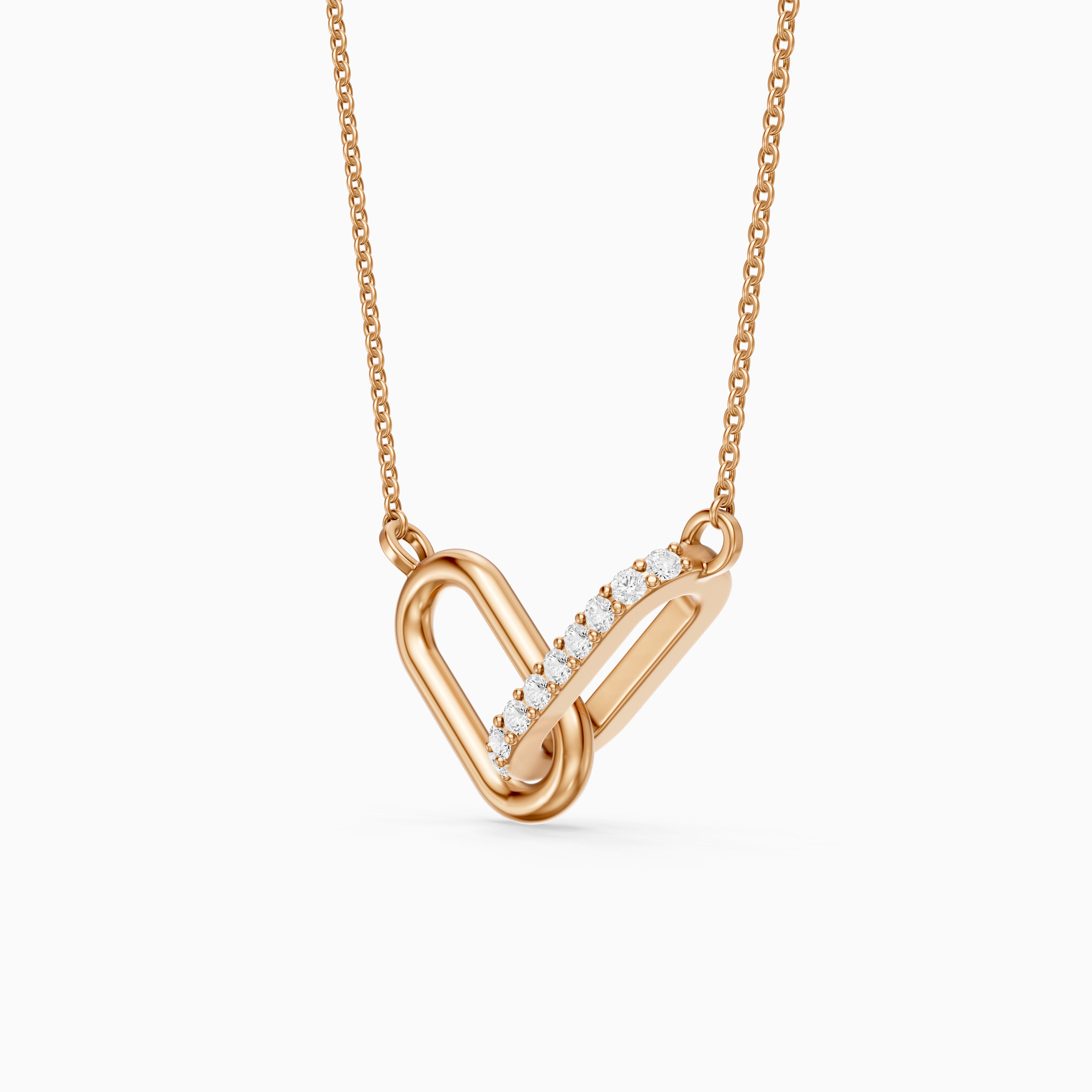 Octavia Interlocking Lab Grown Diamond Pendant