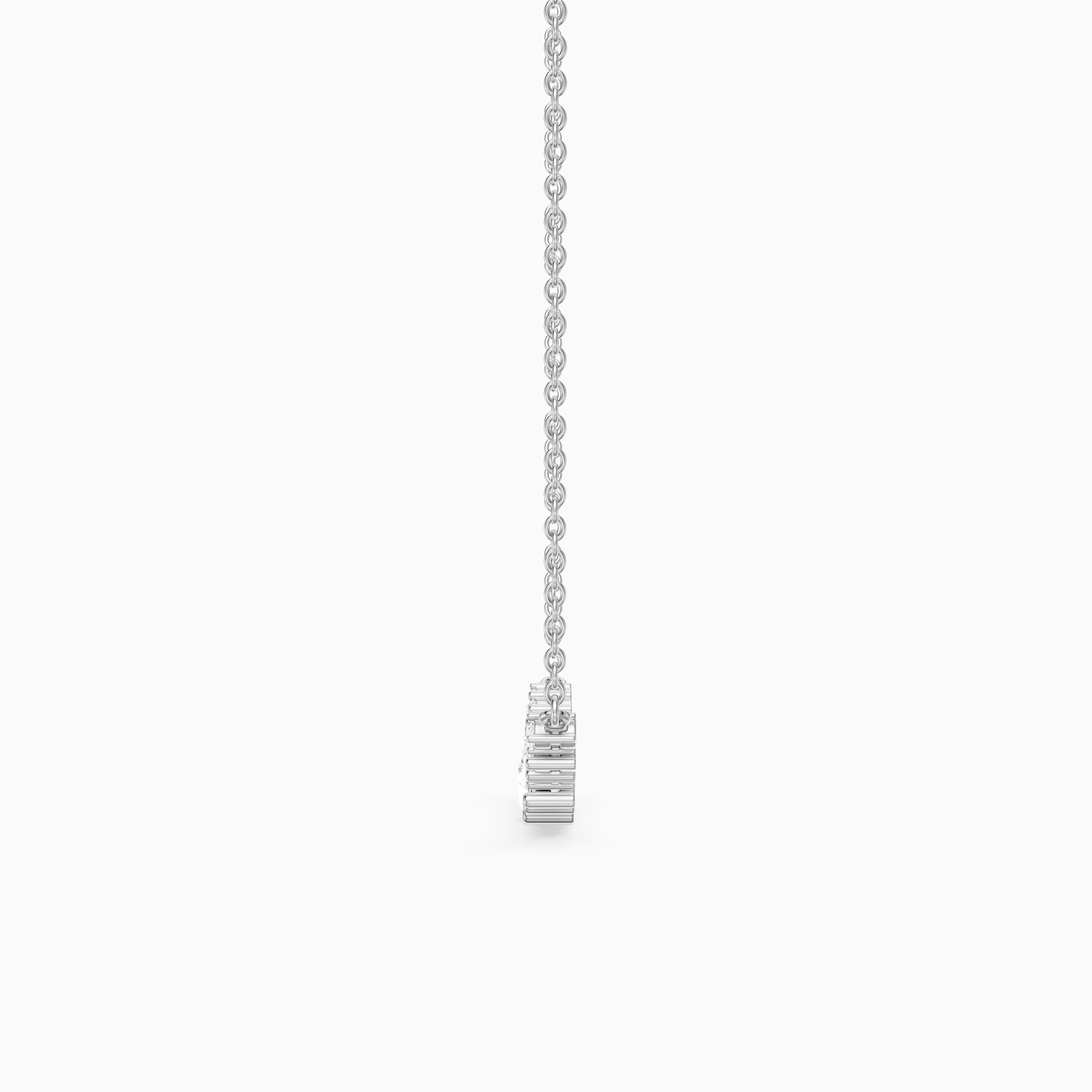Madisson Graduated Round Lab Grown Diamond Chevron Necklace
