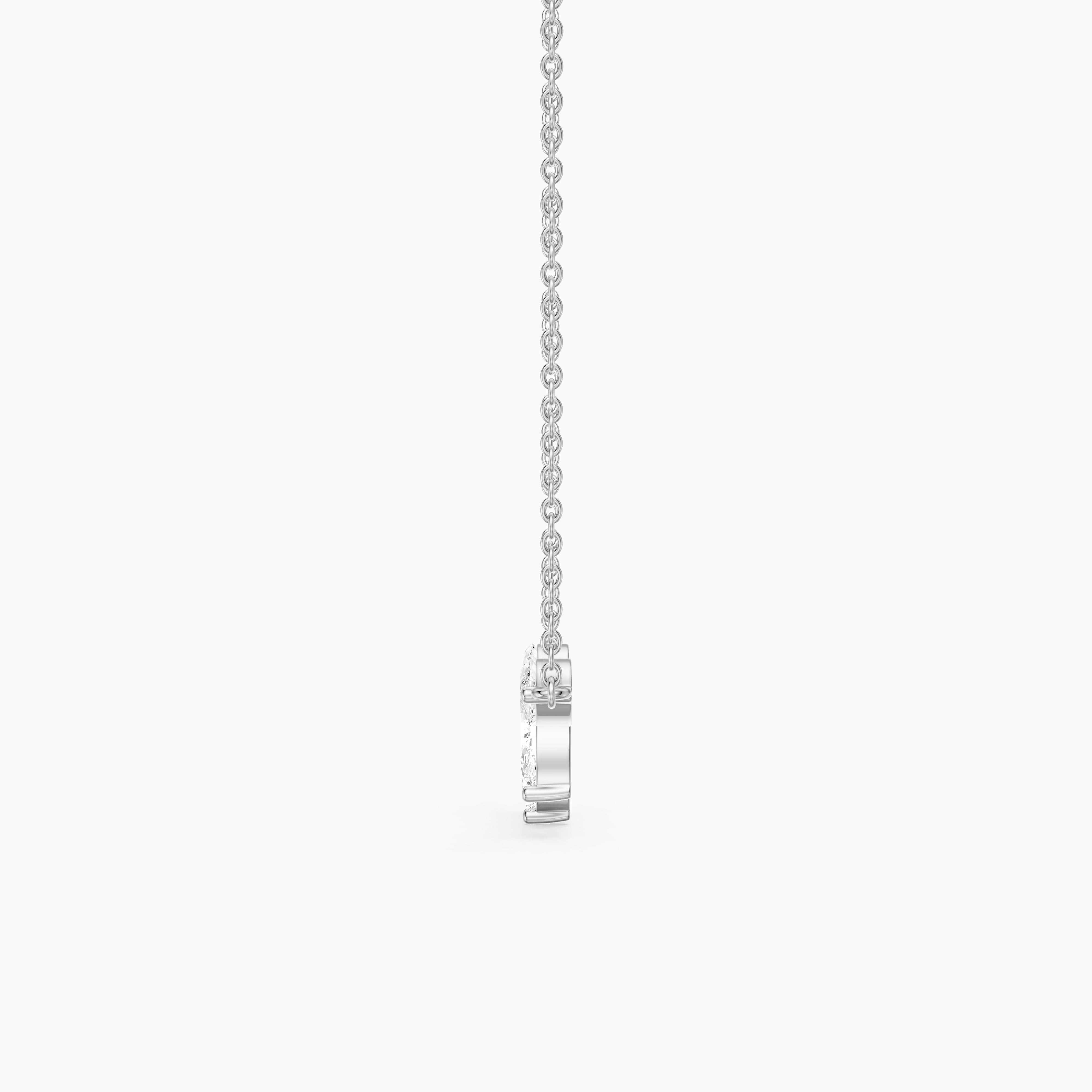 Sabrina Marquise Cut Lab Grown Diamond Five Stone Necklace